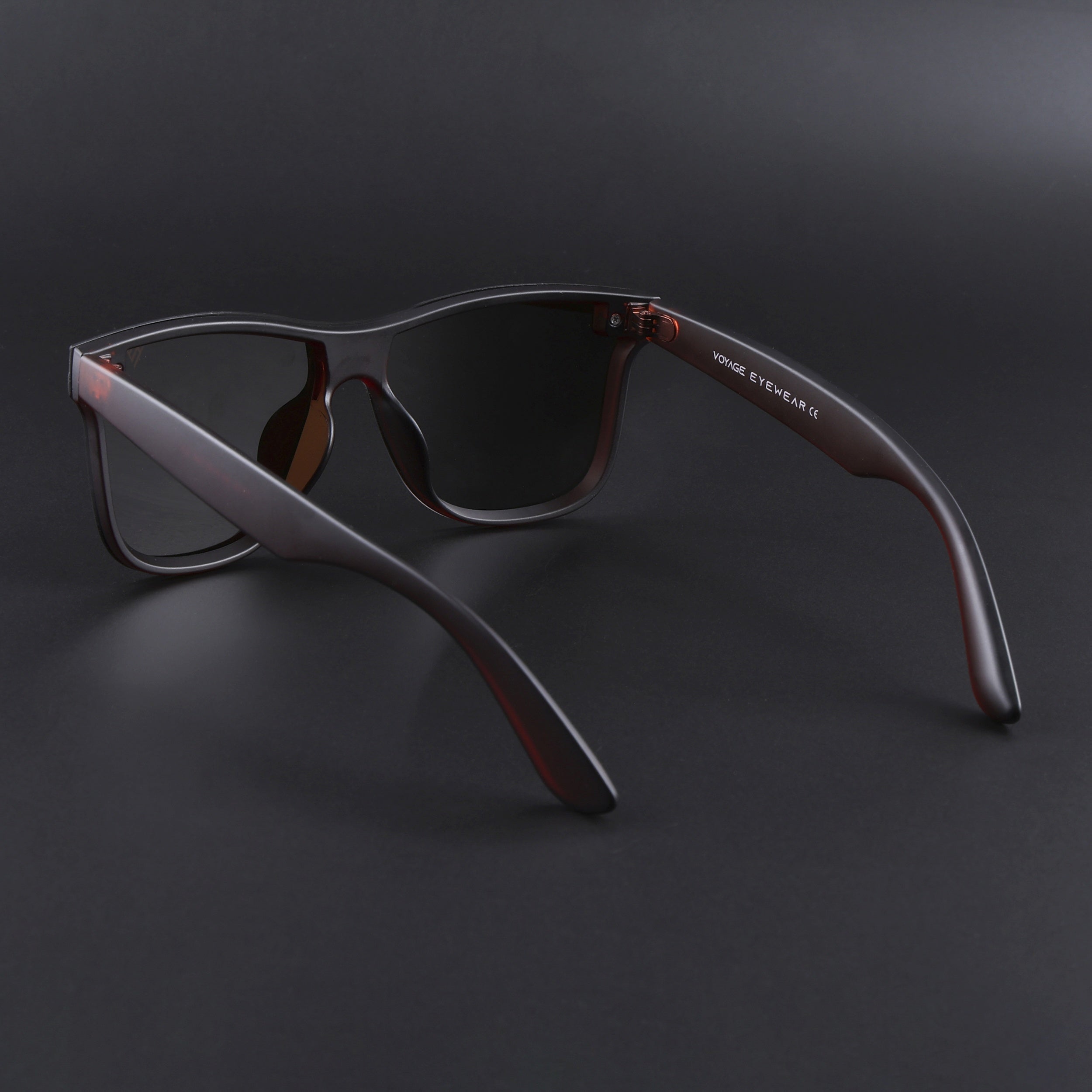 Mooze | Brown Polarized Wayfarer Sunglasses | PMG3978