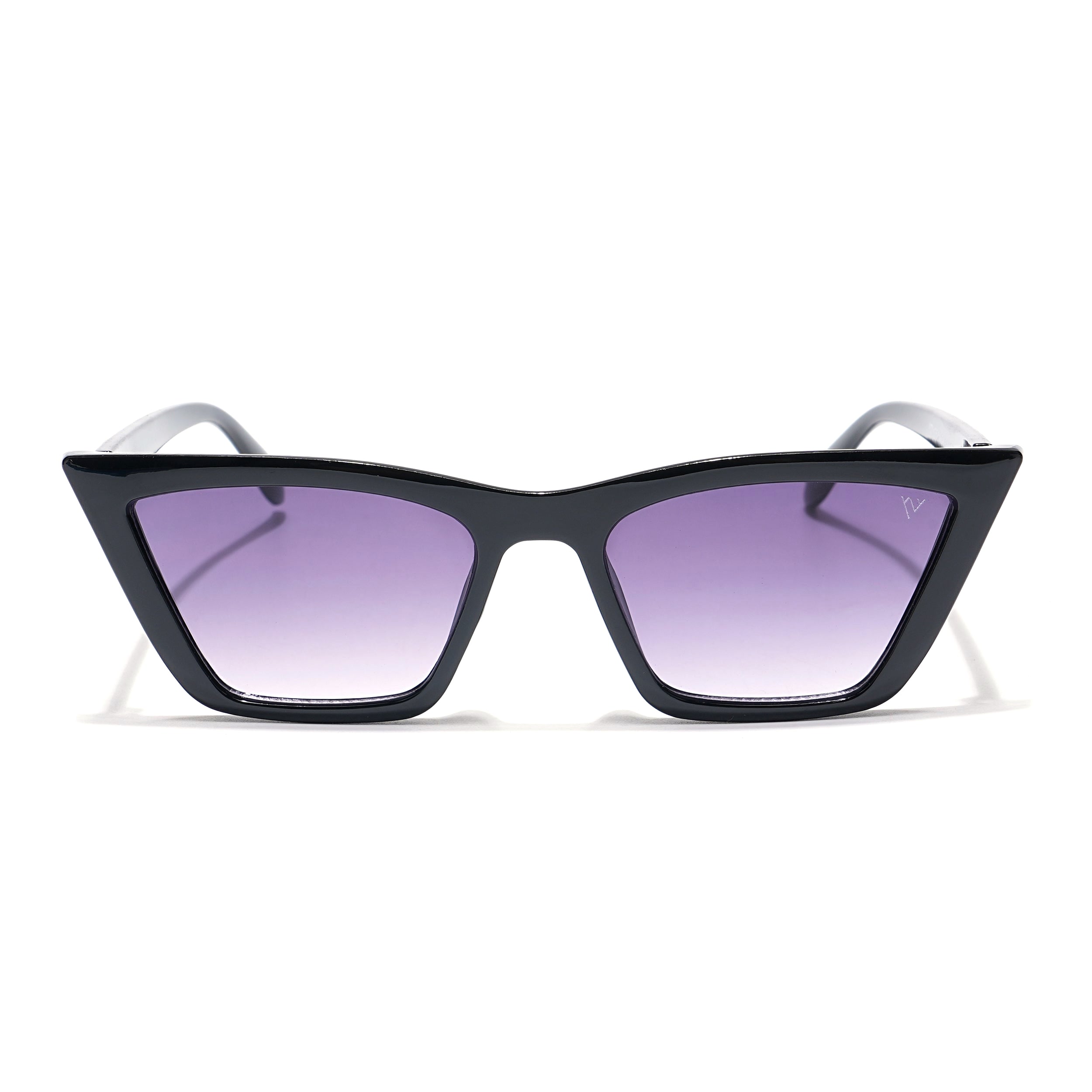 Velari | Violet-Black Cateye Sunglasses MG3298