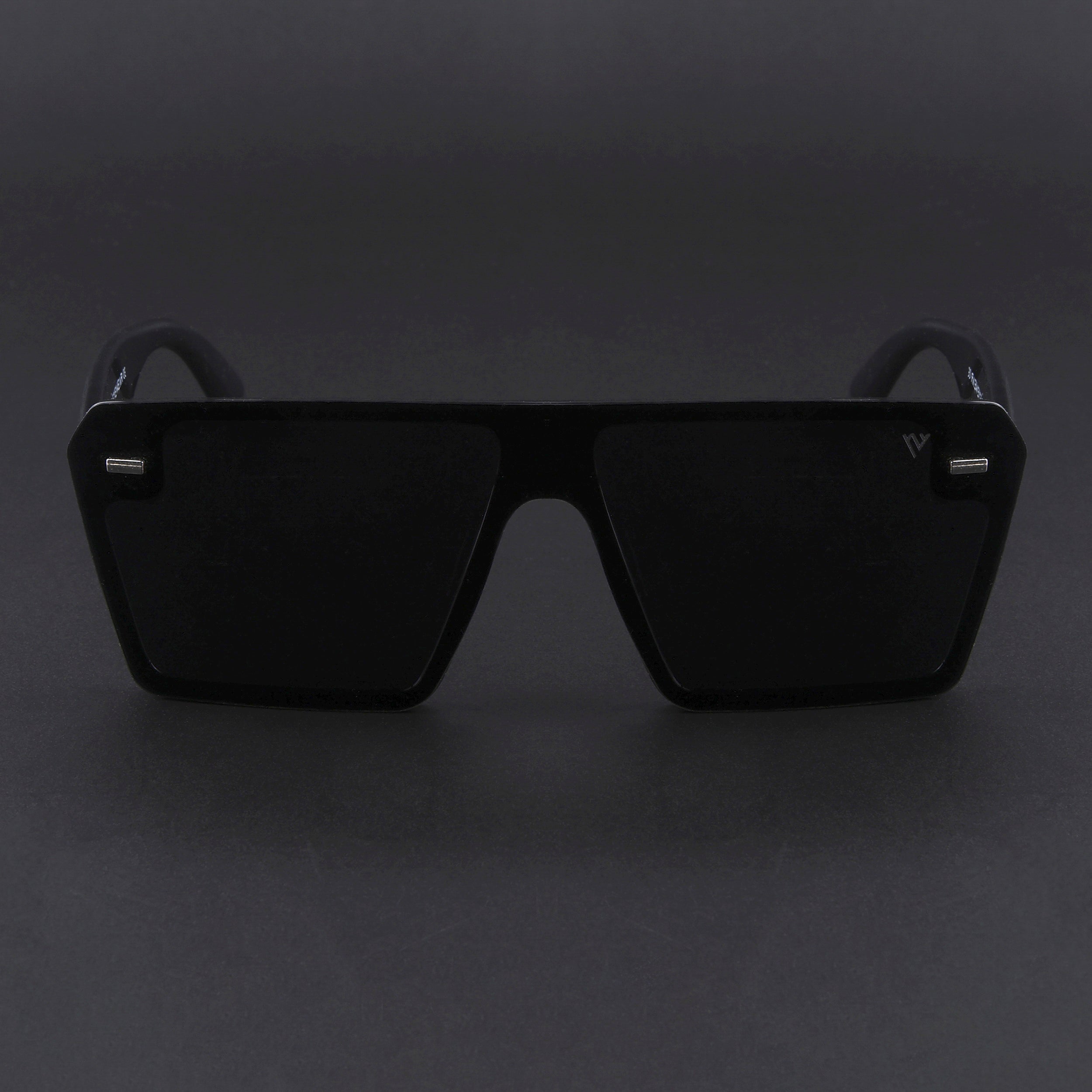 illume | Shine Black Polarized Wayfarer Sunglasses - PMG3970