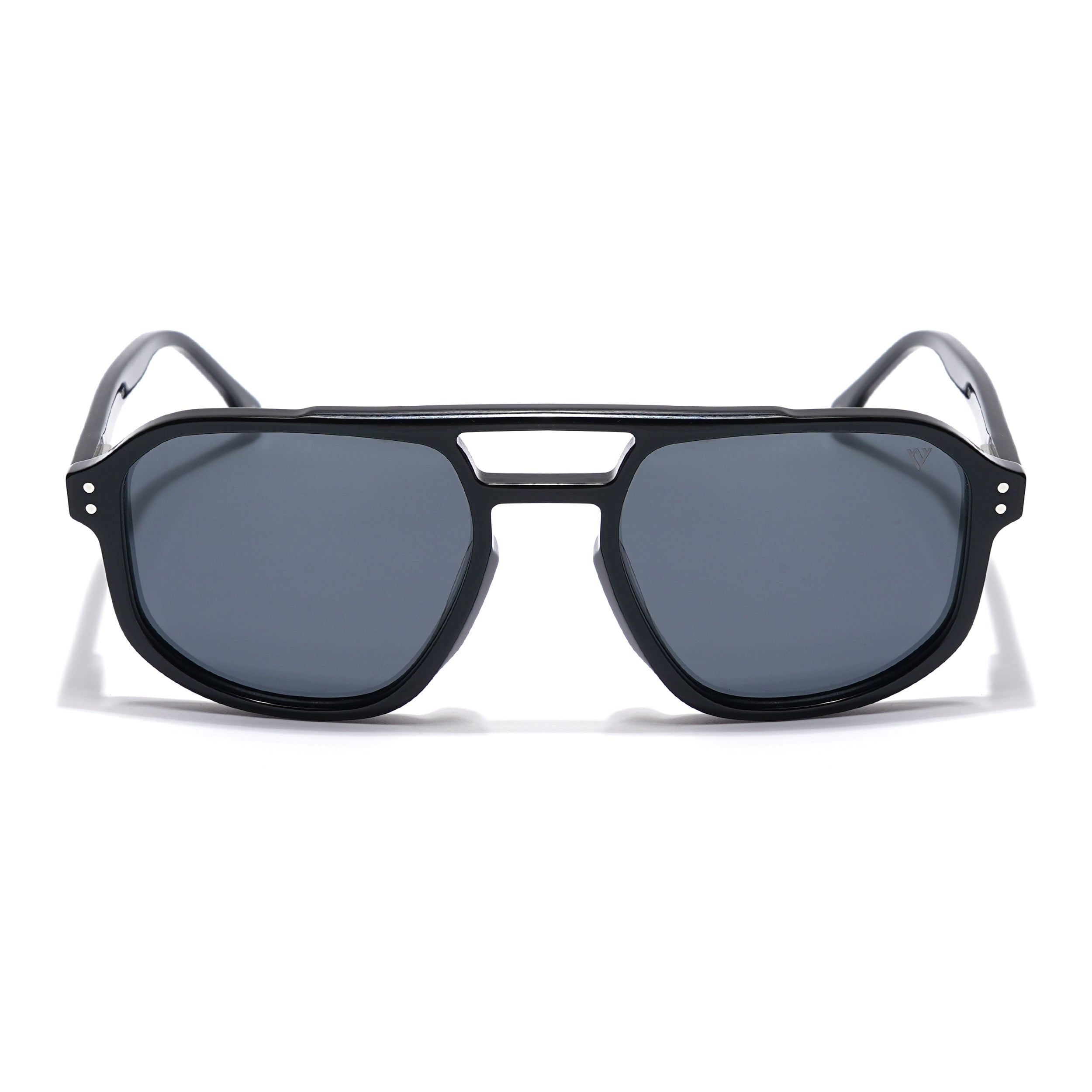 Voyage Select Square Sunglasses (Black Lens | Shine Black Frame - SLPMG5979)