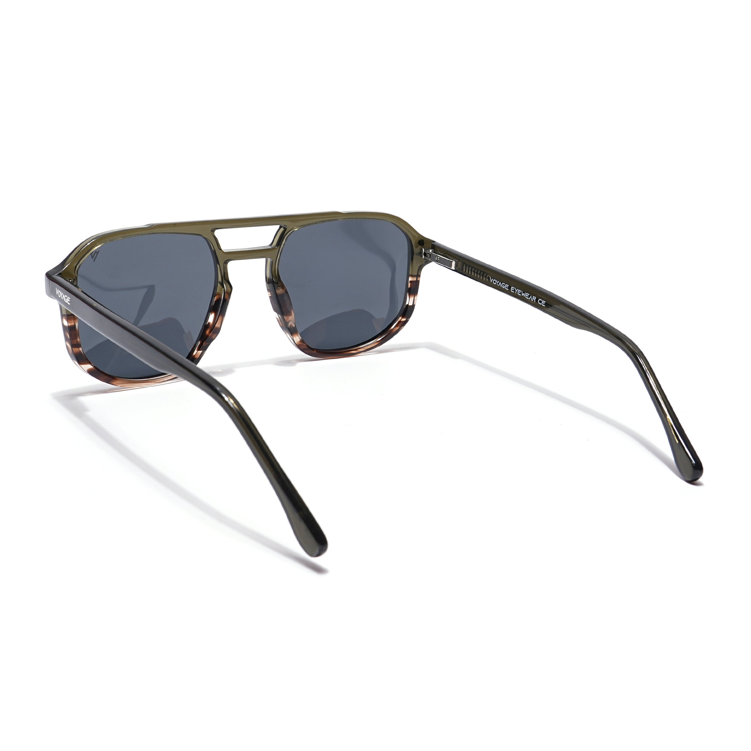 Voyage Select Square Sunglasses (Grey Lens | Olive & Demi Brown Frame - SLPMG5981)