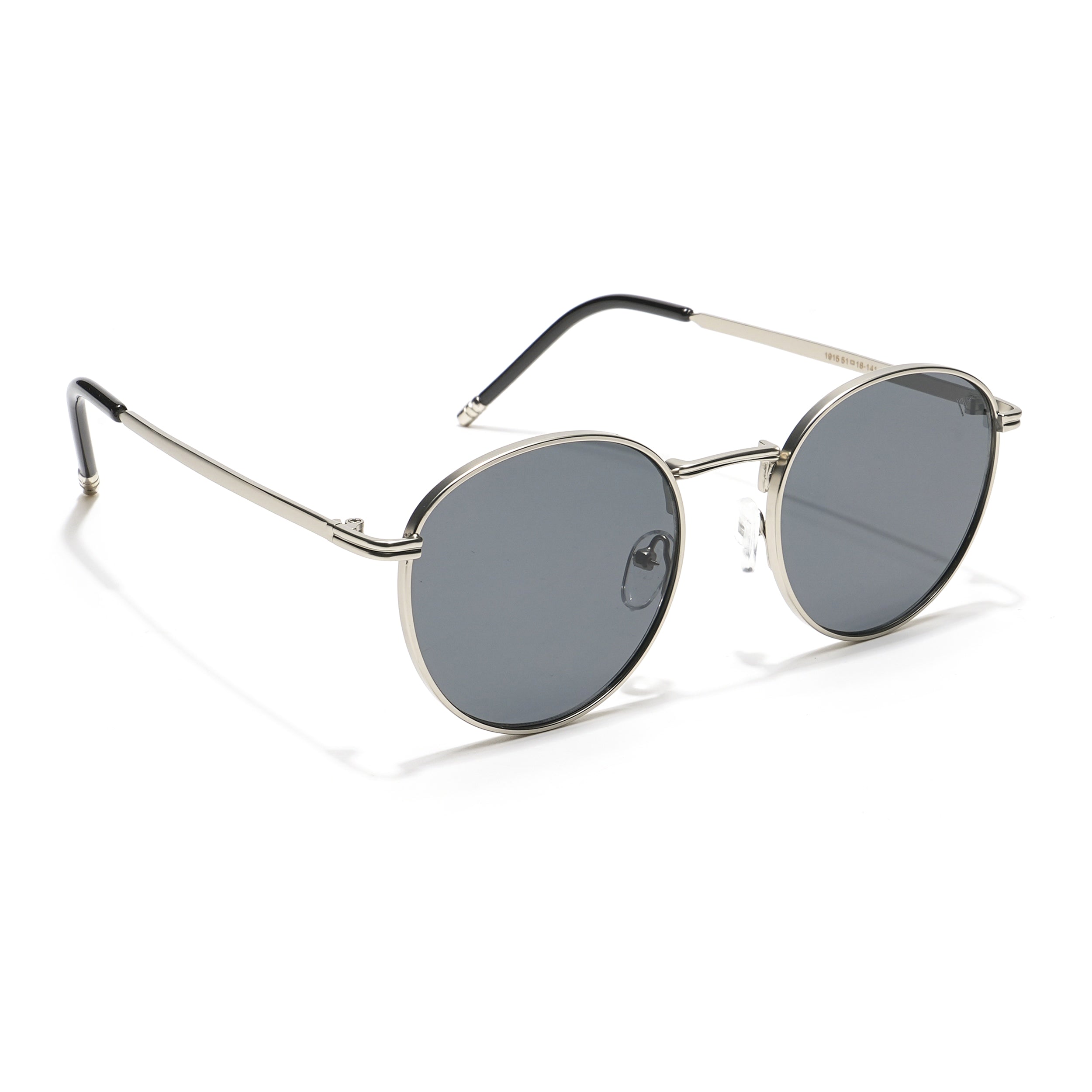 Sylis | Round Black Silver Sunglasses MG3622