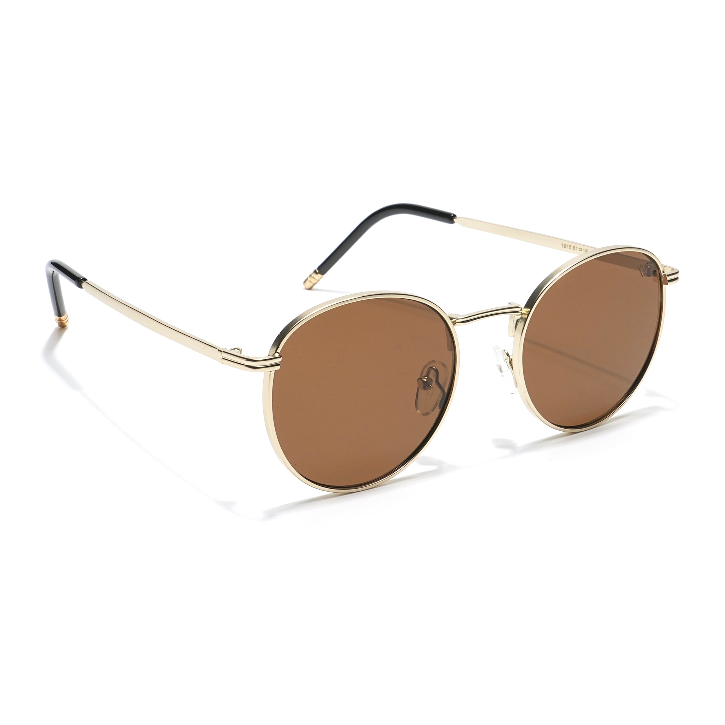 Sylis | Round Brown Gold Sunglasses MG3623