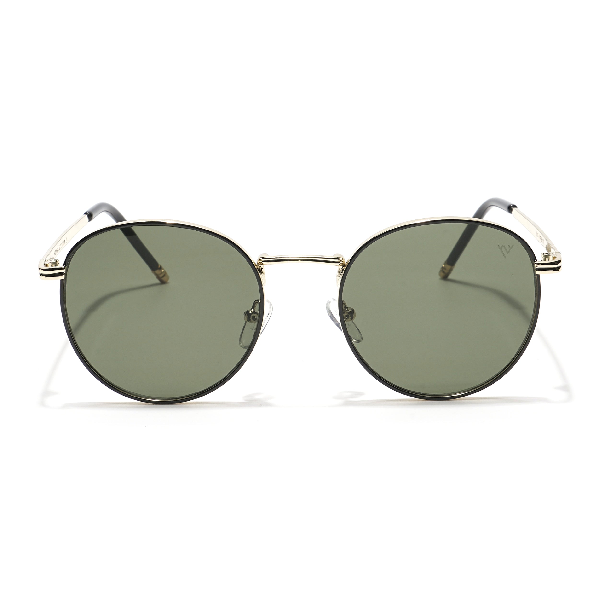 Sylis | Round Green Gold Sunglasses MG3624