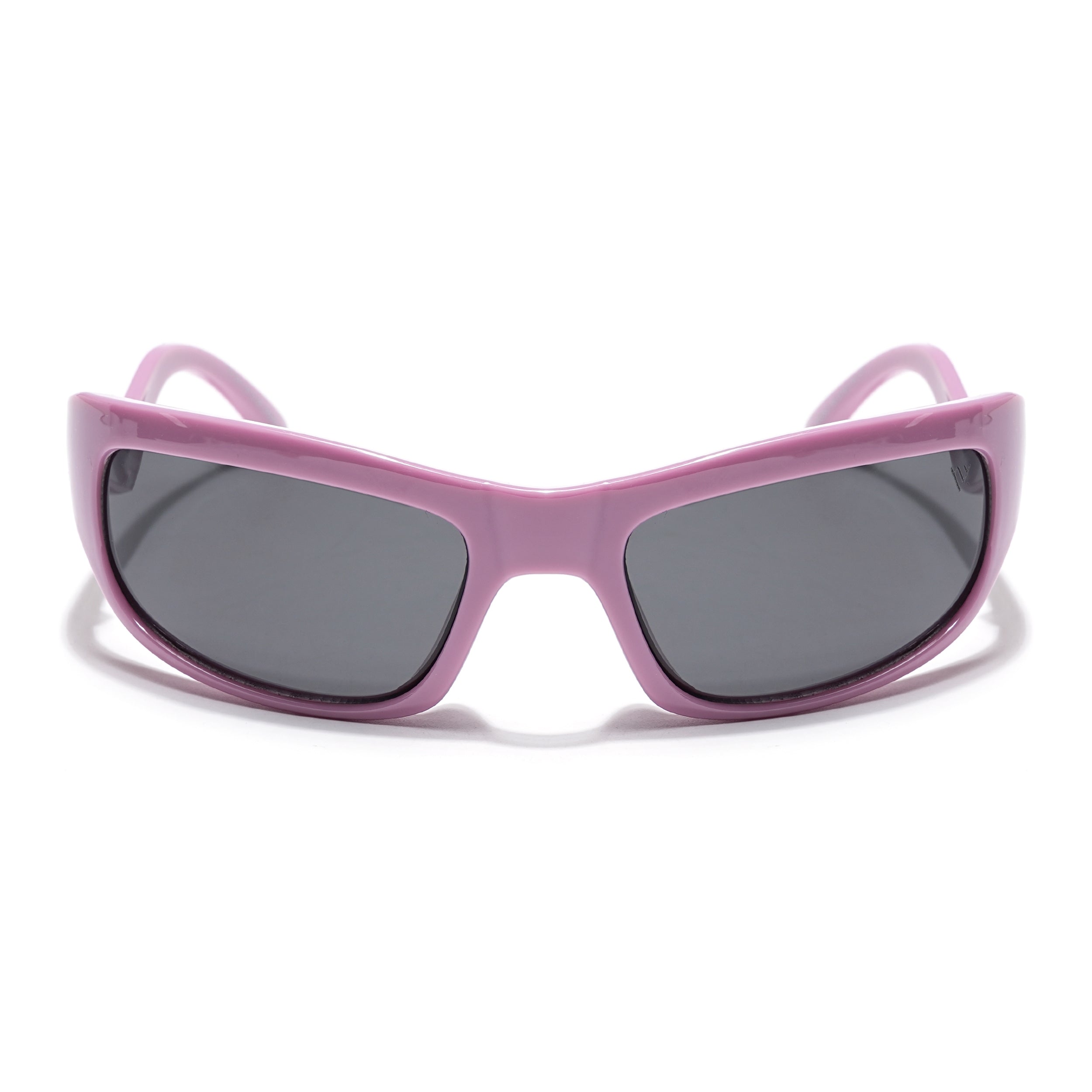 Wrap Around Sunglasses (Black Lens | Voilet Frame - MG5557)