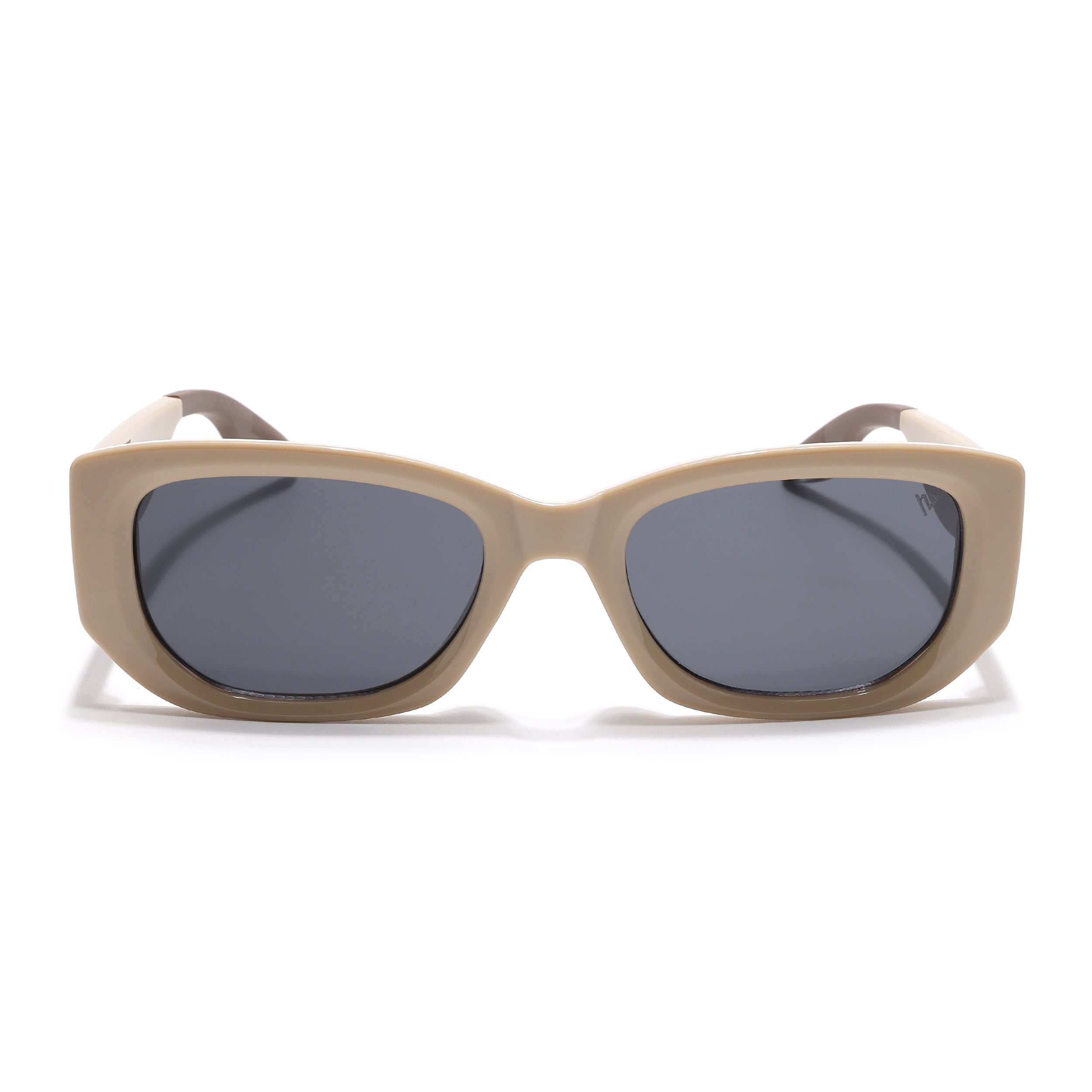 Cosmos |  Nude Rectangle Sunglasses | Grey Lens - MG6572