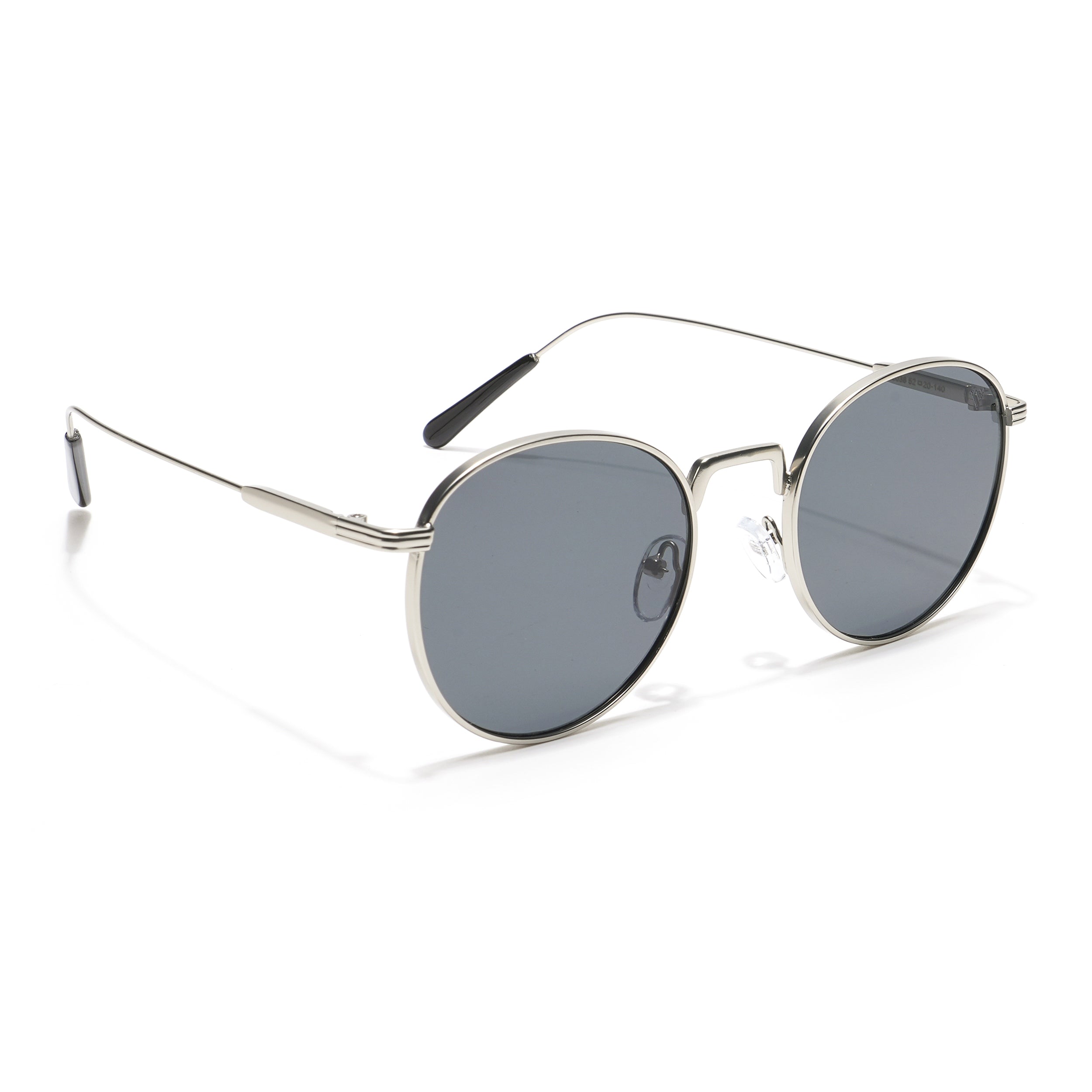 Sonic | Round Black Silver Sunglasses MG3051