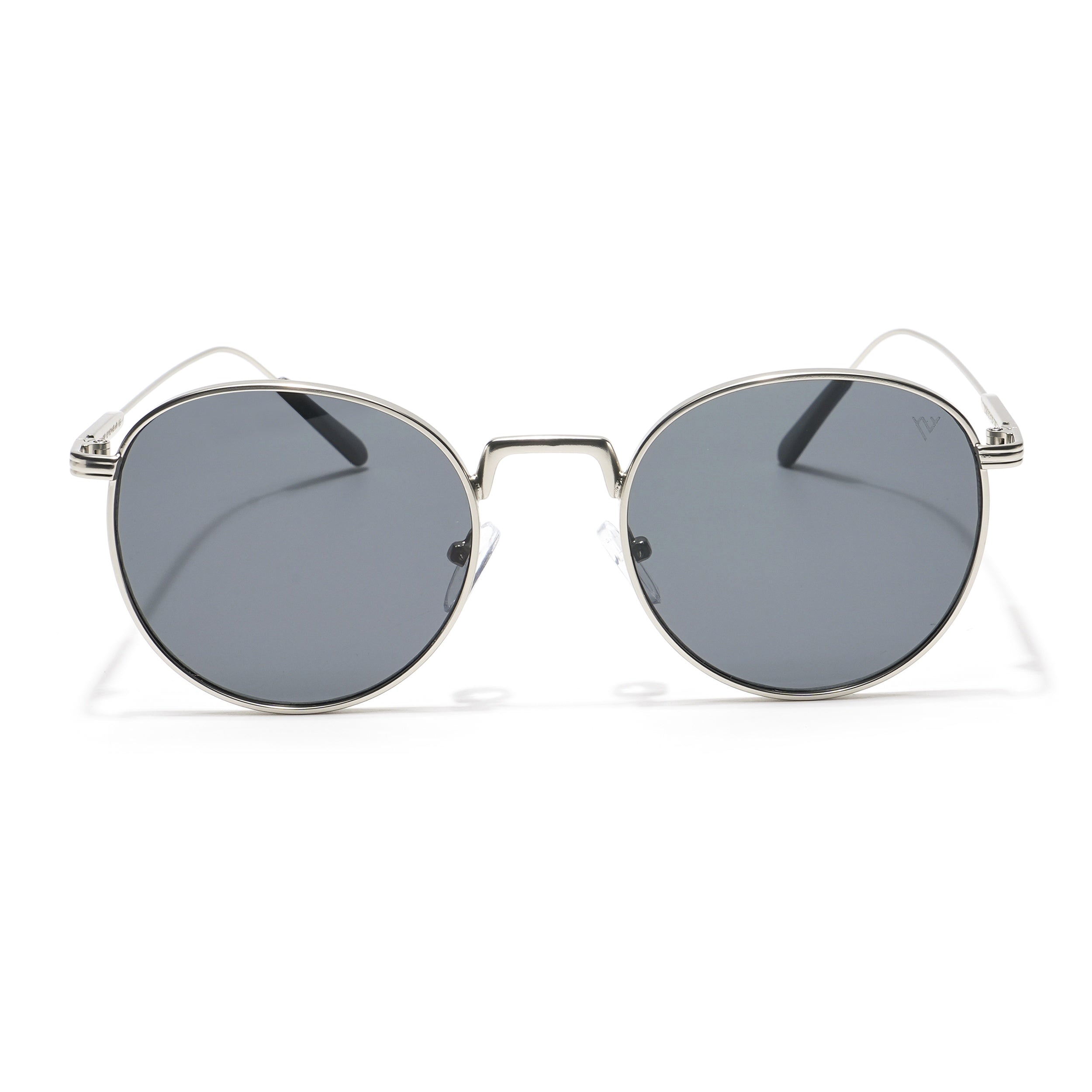 Sonic | Round Black Silver Sunglasses MG3051