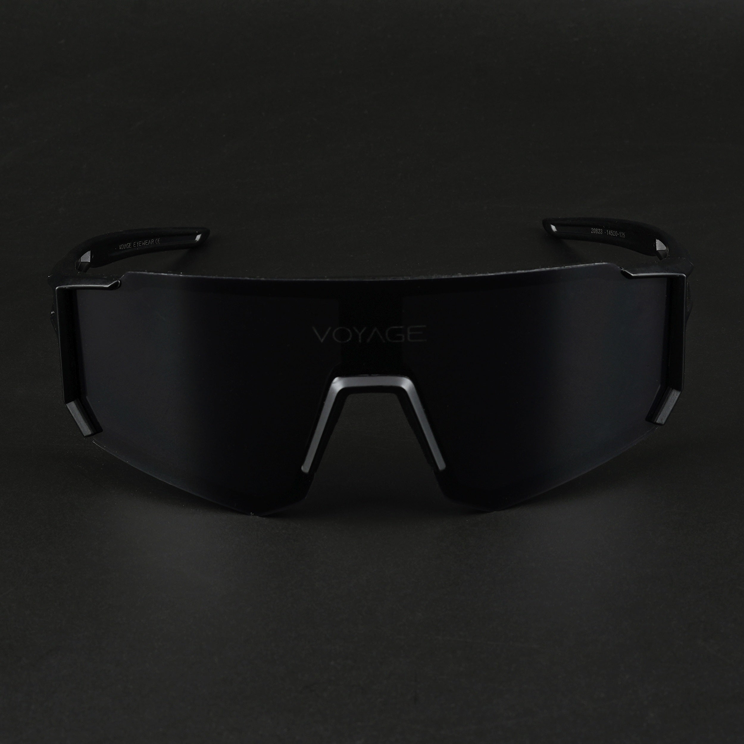 Voyage Drift Sunglasses for Men & Women (Black Lens | Black Frame - MG5617)