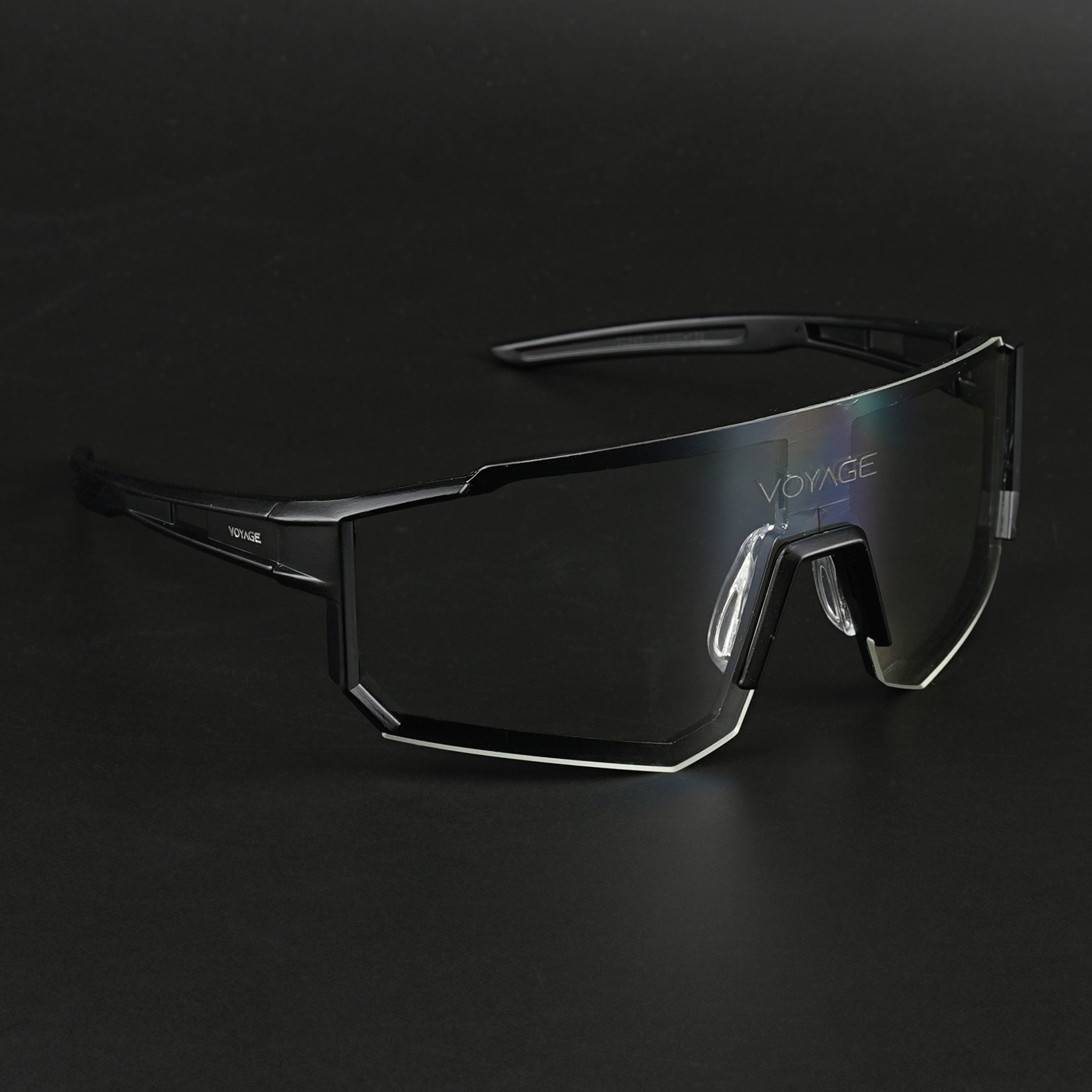 Drift Sunglasses (Clear Lens | Black Frame - MG5622)