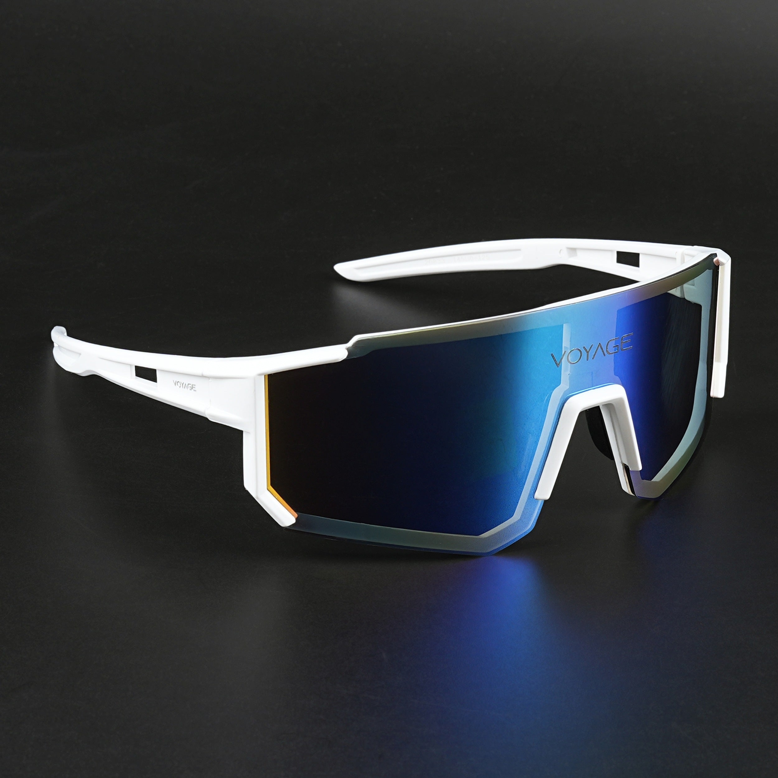 Drift Sunglasses (Multicolor Lens | White Frame - MG5623)