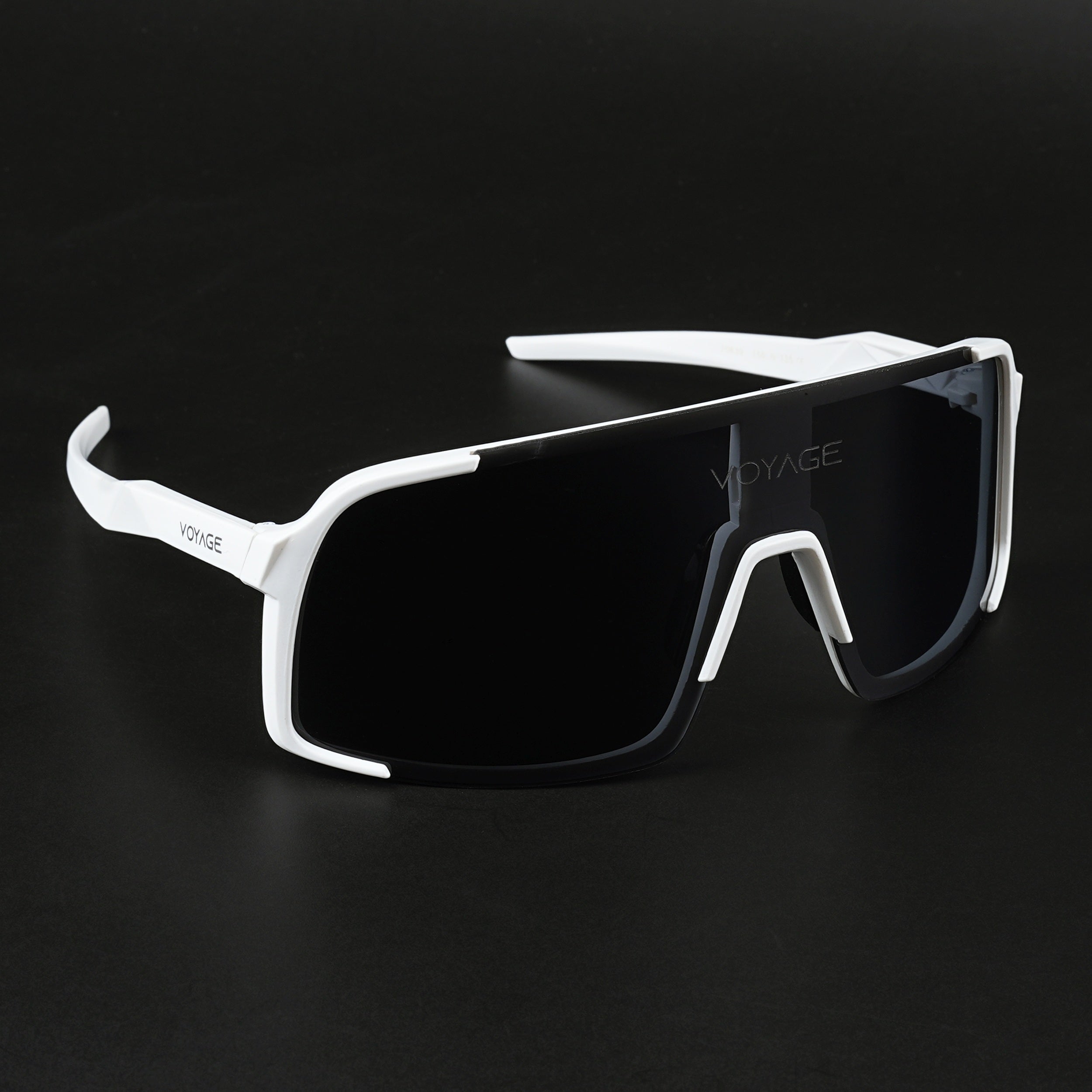 Drift Sunglasses (Black Lens | White Frame - MG5628)