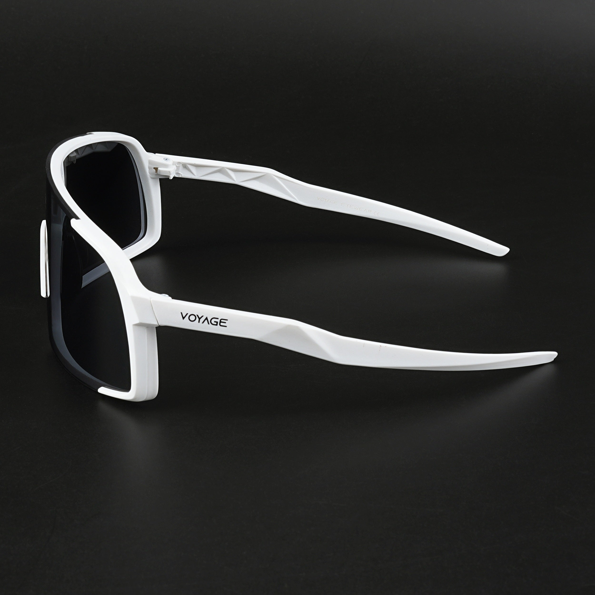 Drift Sunglasses (Black Lens | White Frame - MG5628)