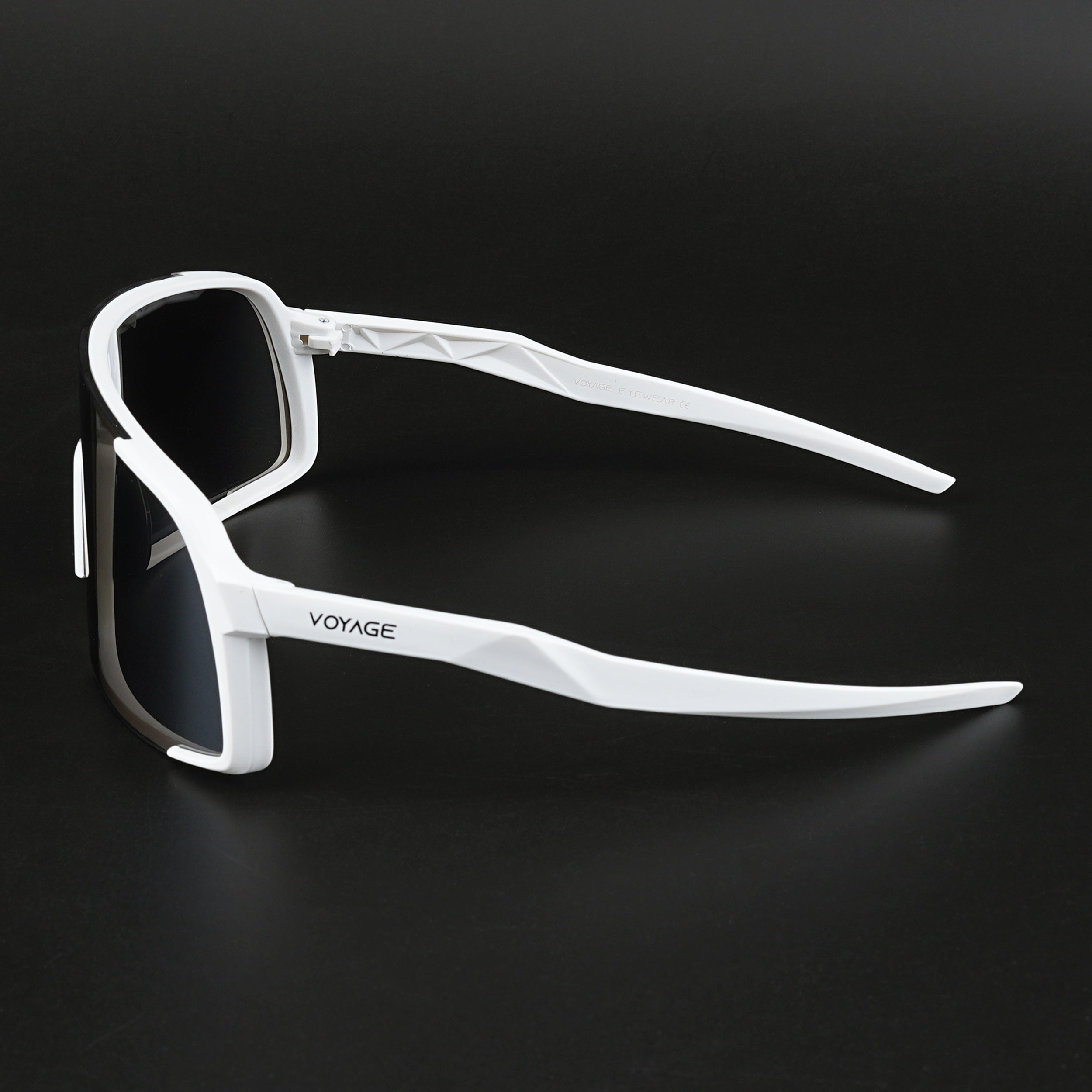 Drift Sunglasses (Grey Lens | White Frame - MG5632)