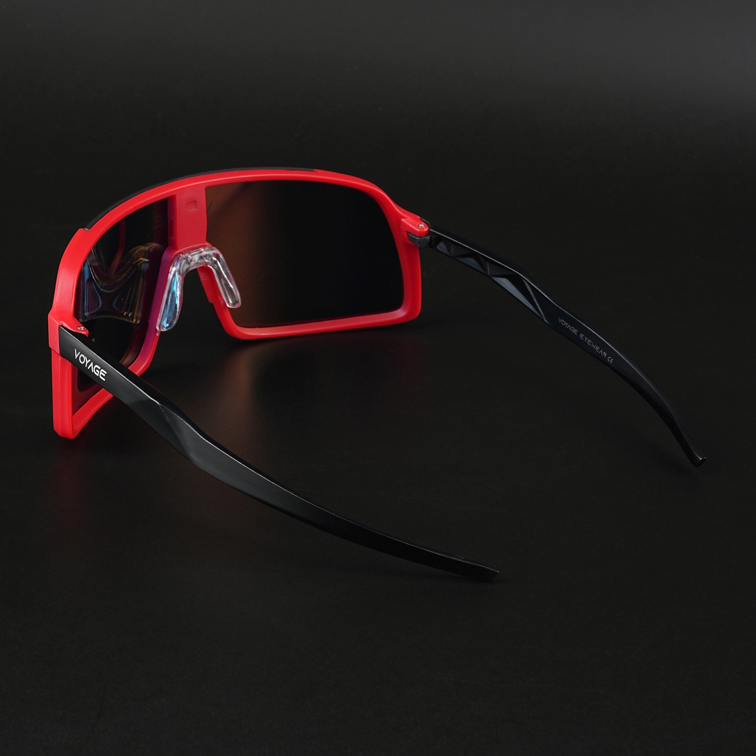 Drift Sunglasses (Multicolor Lens | Red Frame - MG5633)