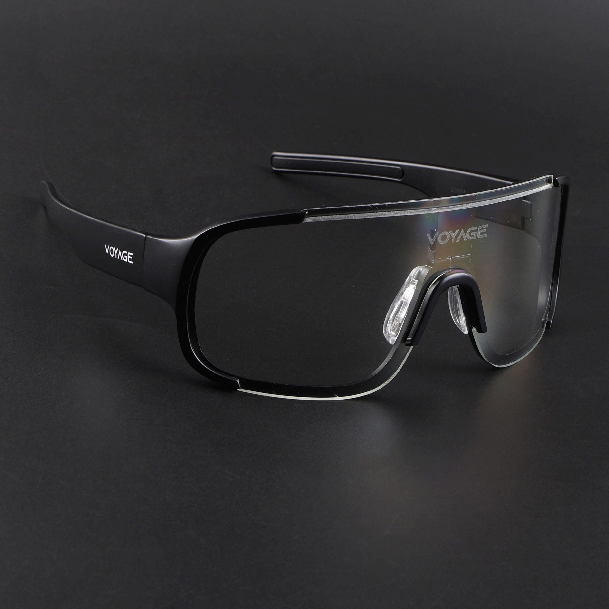 Drift Sunglasses (Clear Lens | Black Frame - MG5515)