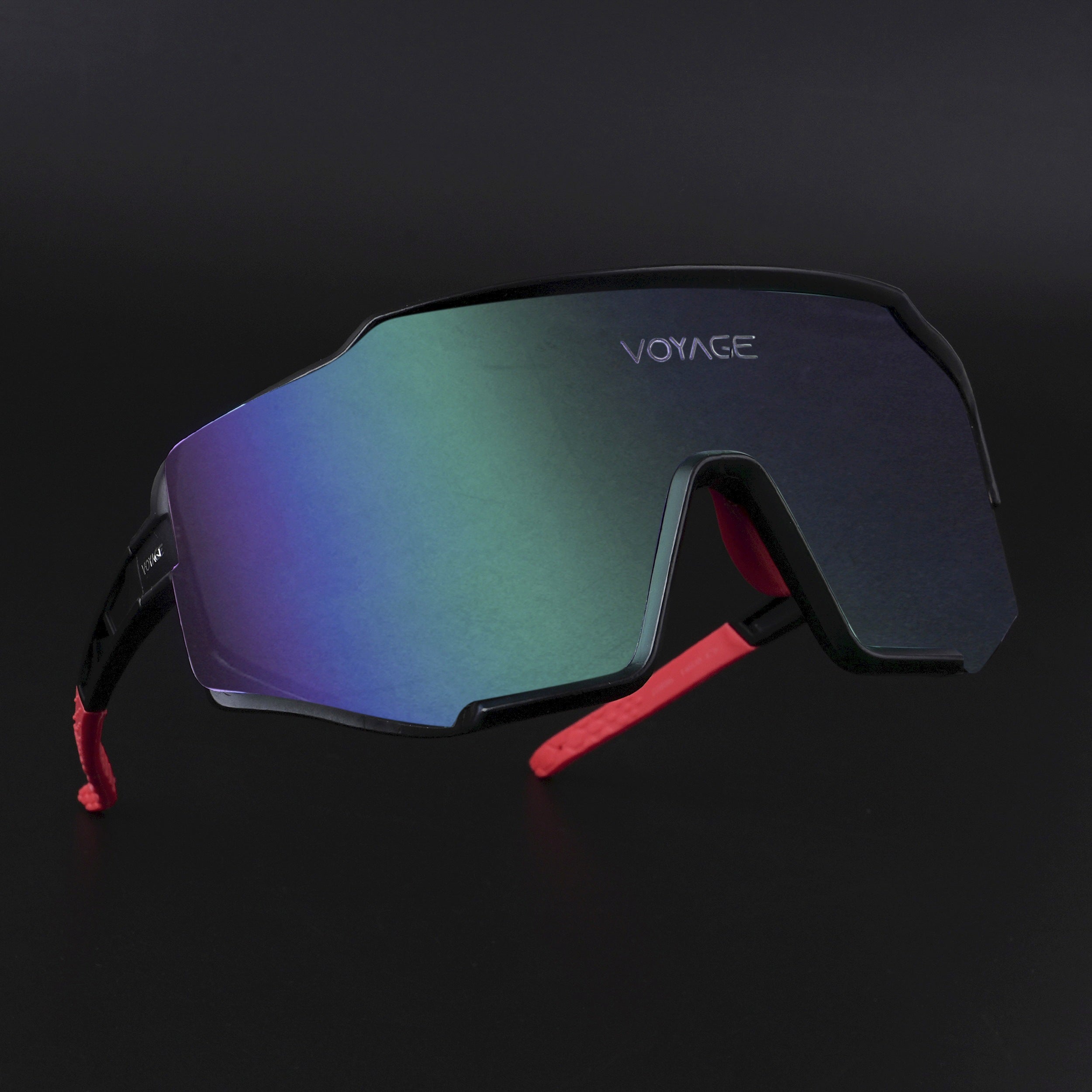 Drift Sunglasses (Multicolor Lens | Black Frame - MG5525)