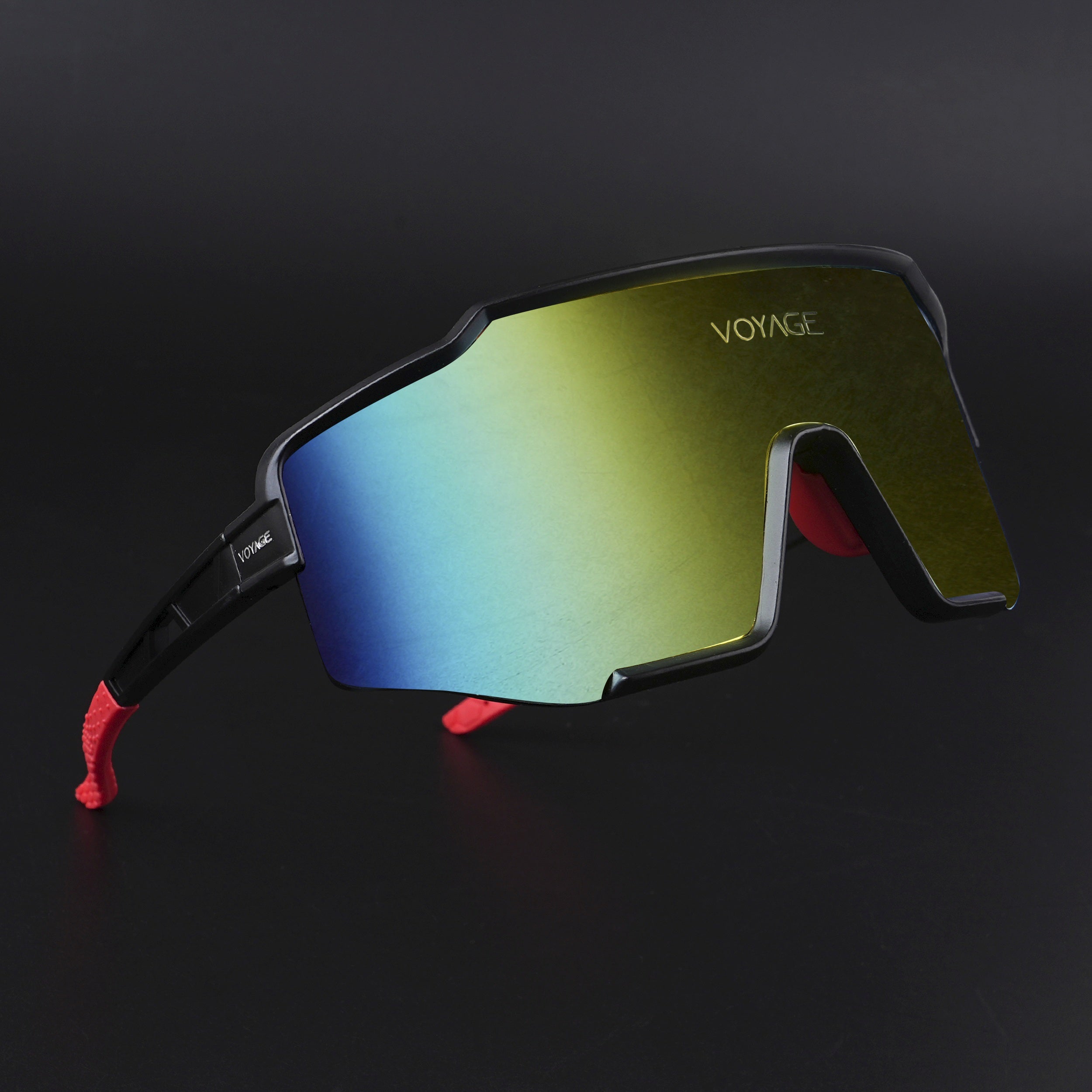 Drift Sunglasses (Multicolor Lens | Black Frame - MG5526)