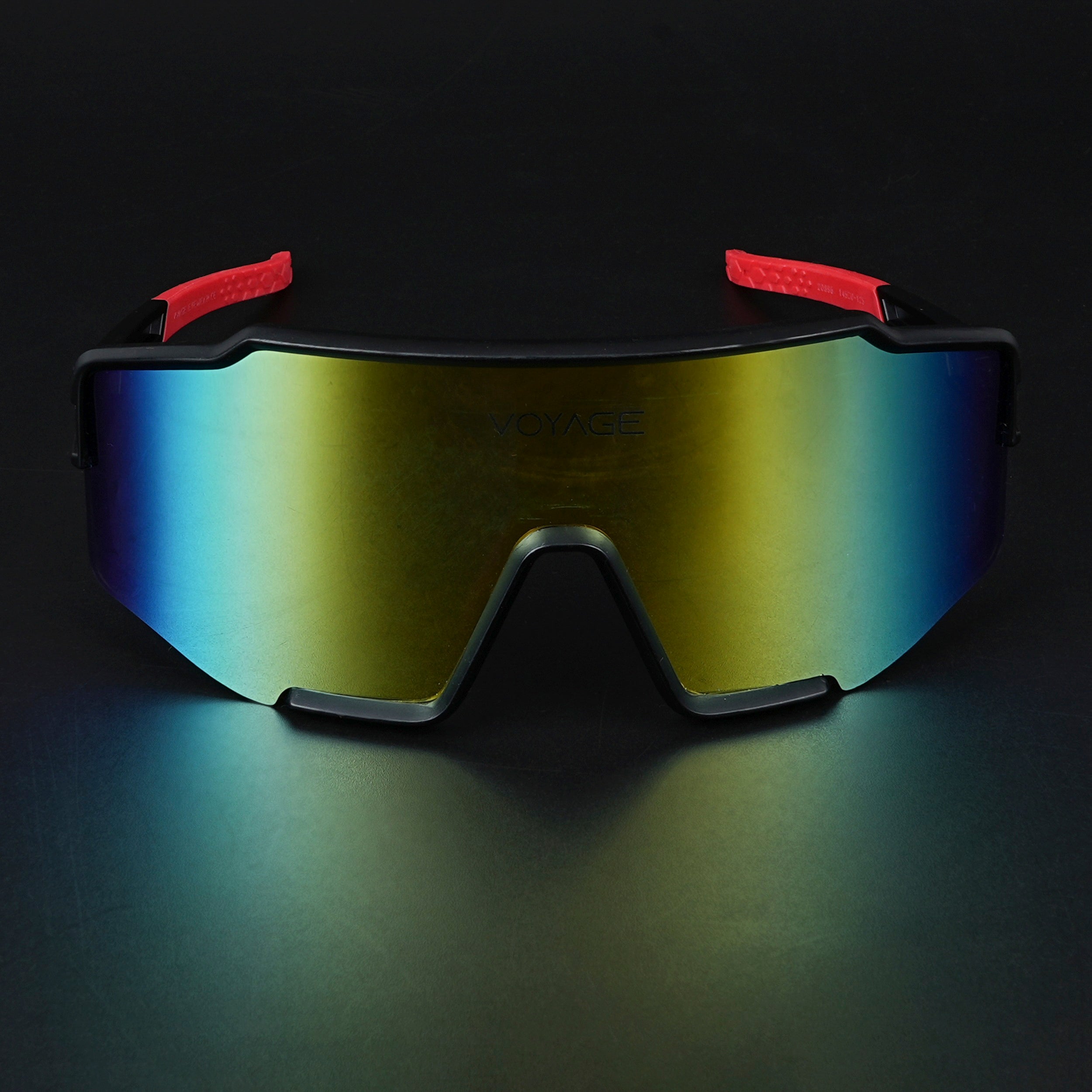 Drift Sunglasses (Multicolor Lens | Black Frame - MG5526)