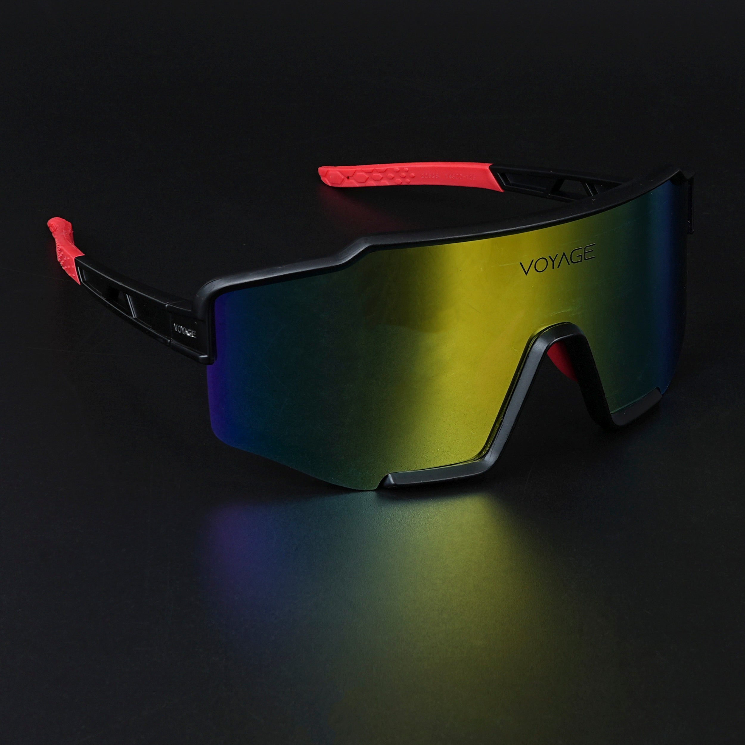 Drift Sunglasses (Multicolor Lens | Black Frame - MG5526)