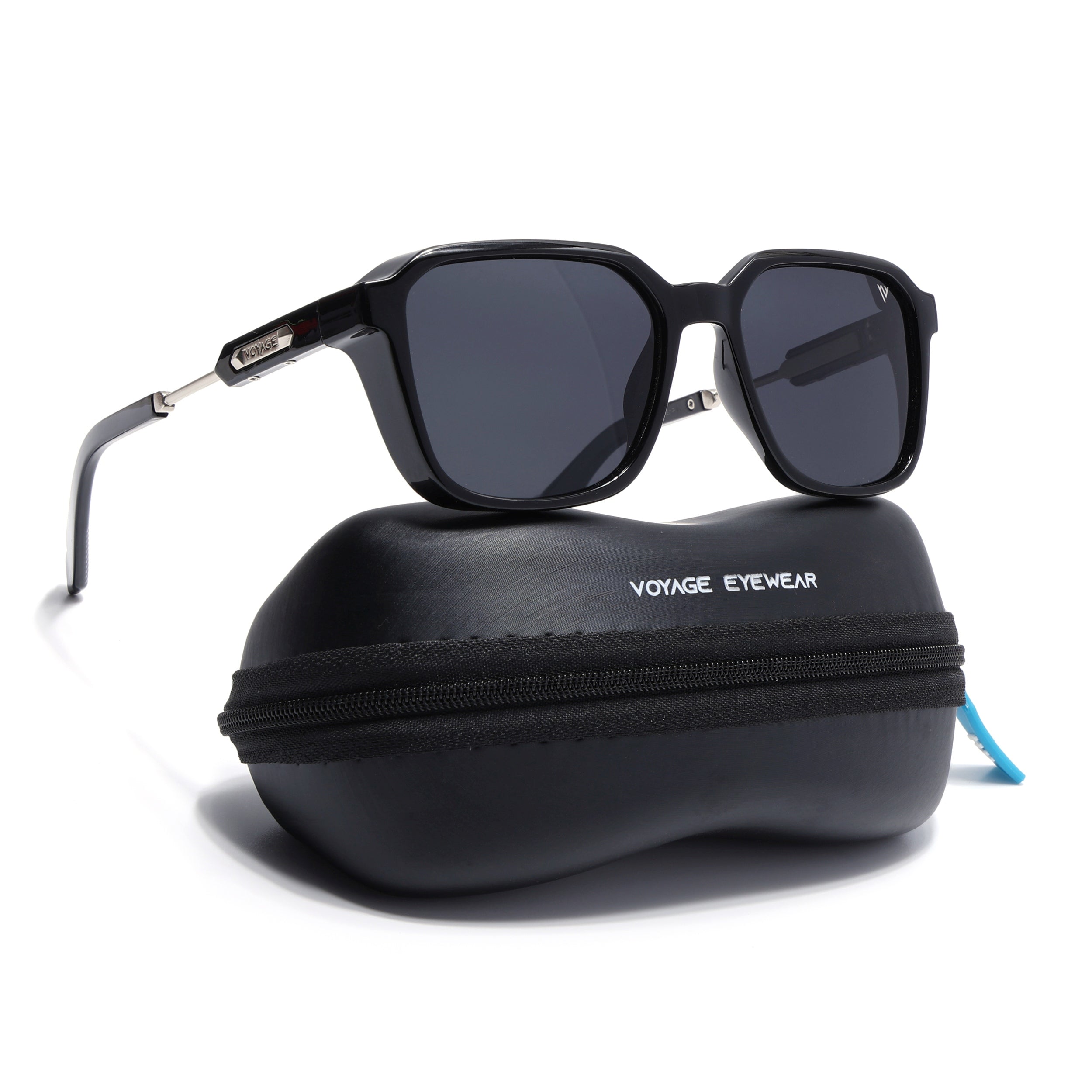 Cruze | Silver Wayfarer Polarized Sunglasses | PMG6691