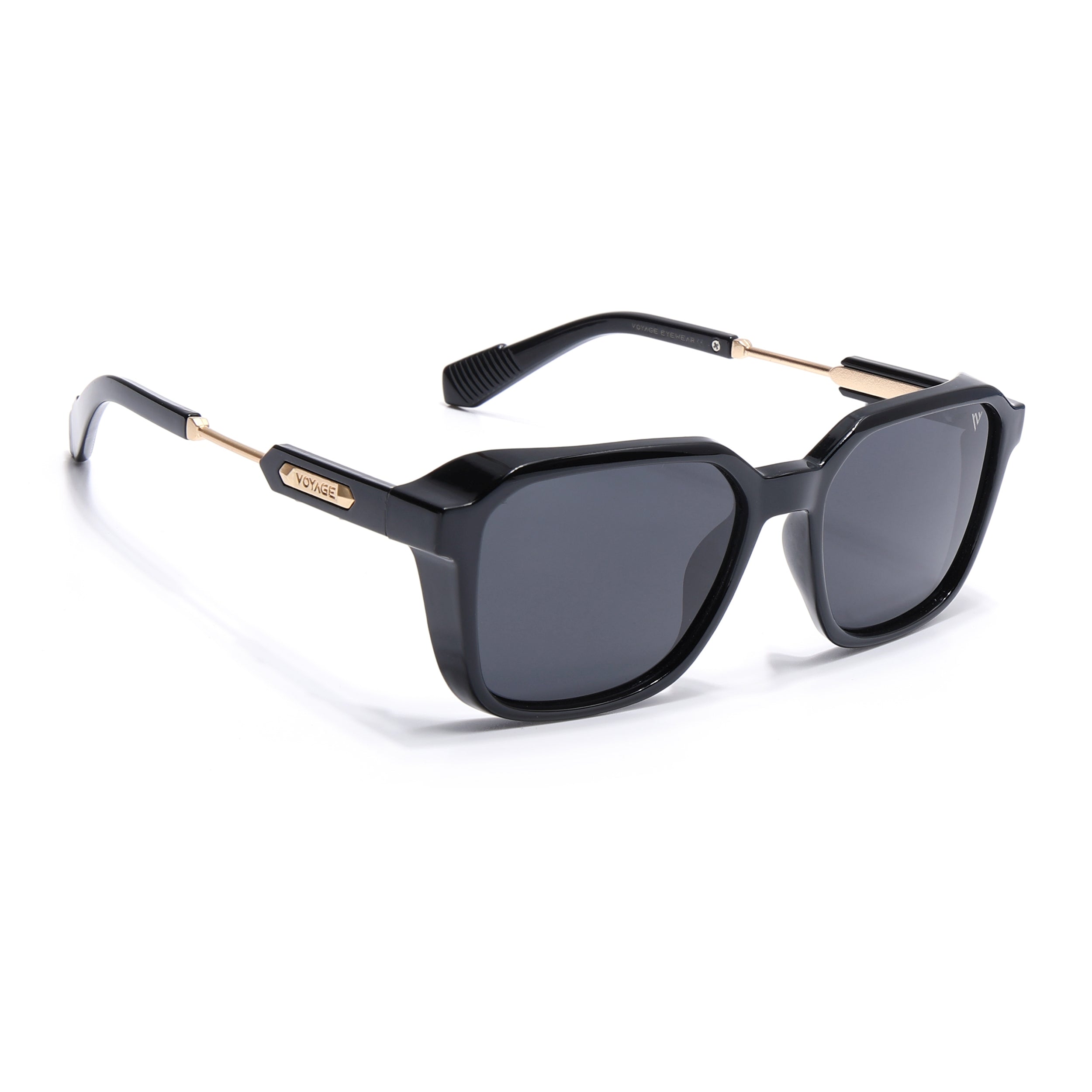 Cruze | Golden Wayfarer Polarized Sunglasses | PMG6692