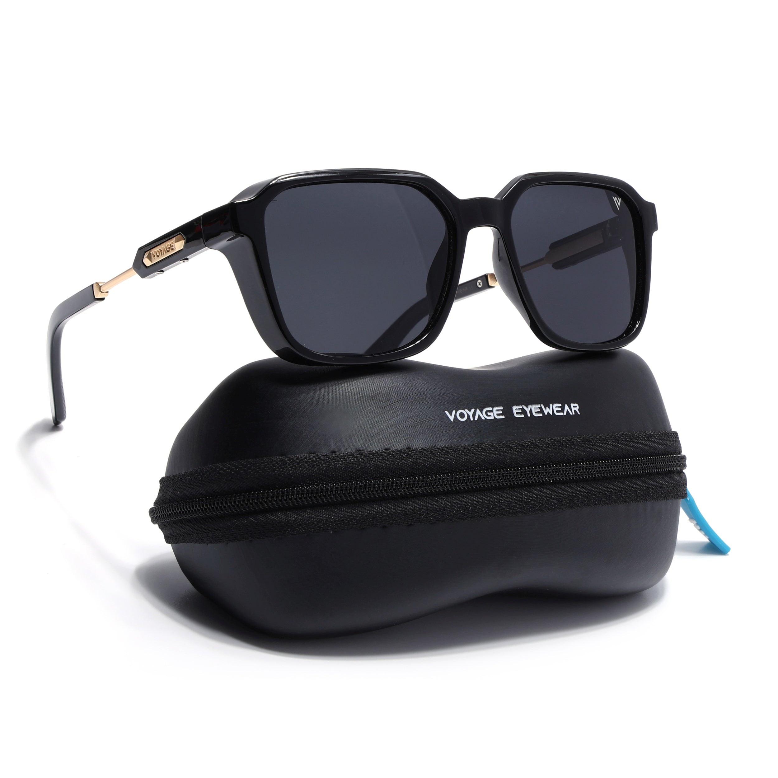 Cruze | Golden Wayfarer Polarized Sunglasses | PMG6692