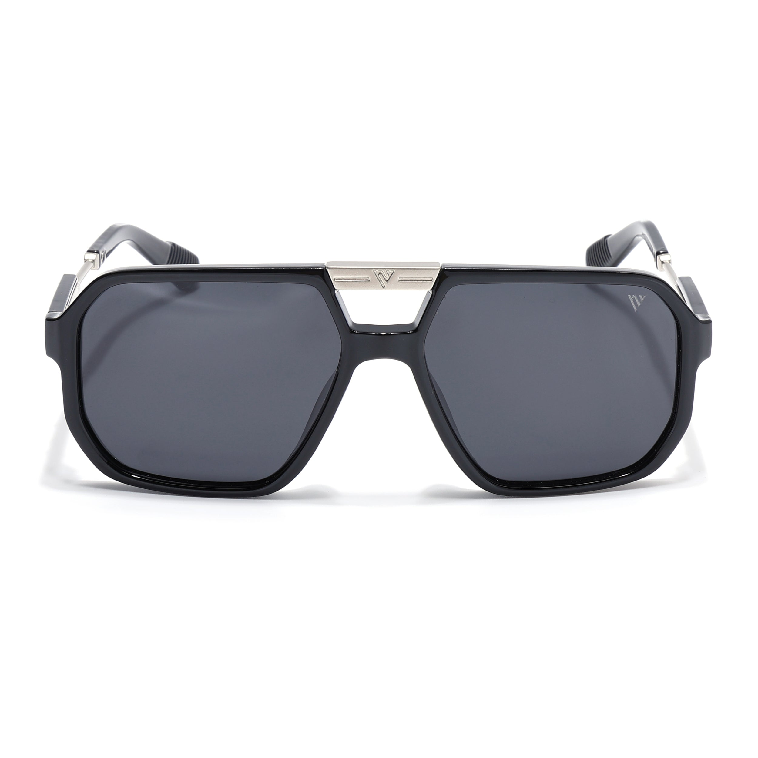 Thunder | Silver Wayfarer Polarized Sunglasses | PMG6689