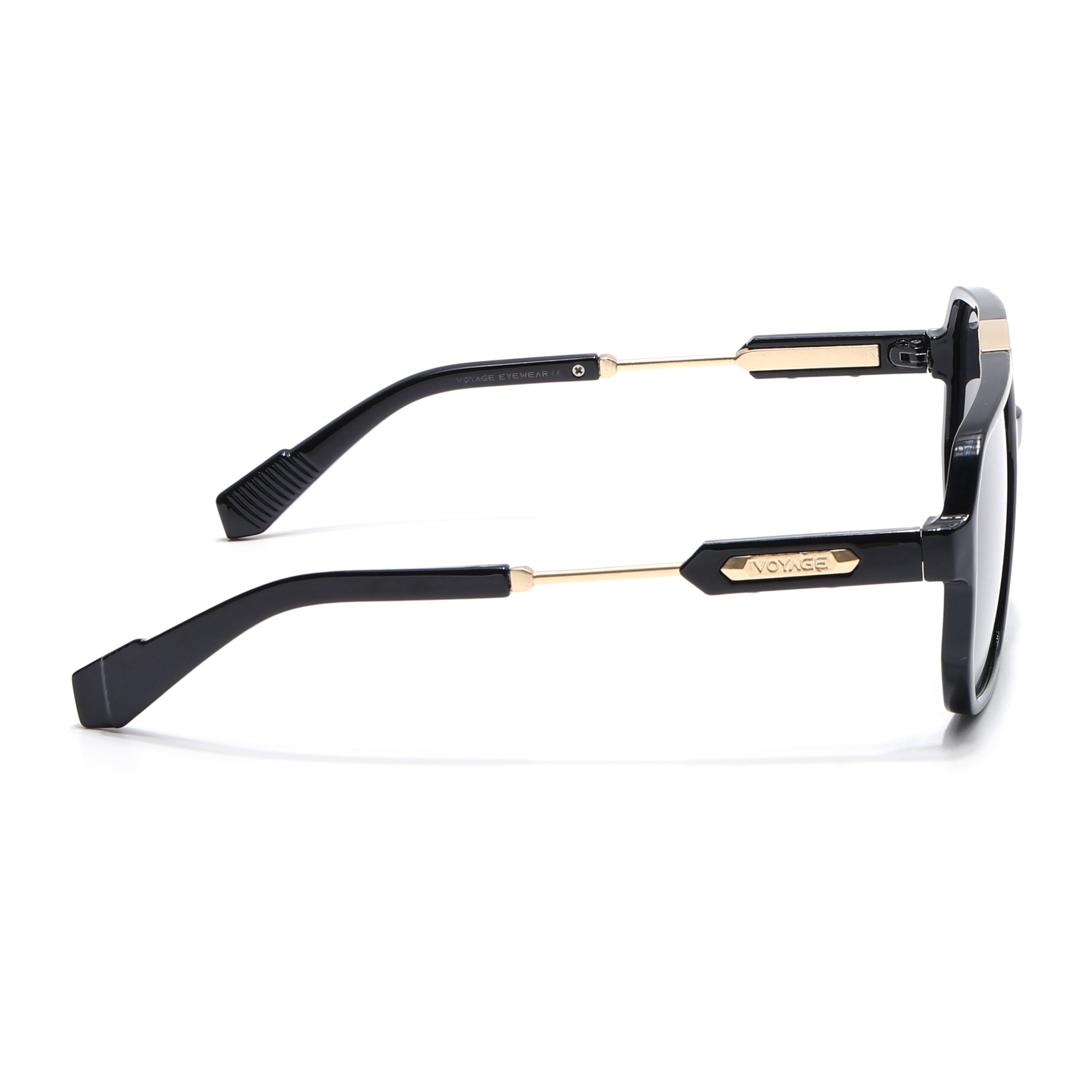 Thunder | Golden Wayfarer Polarized Sunglasses | PMG6690