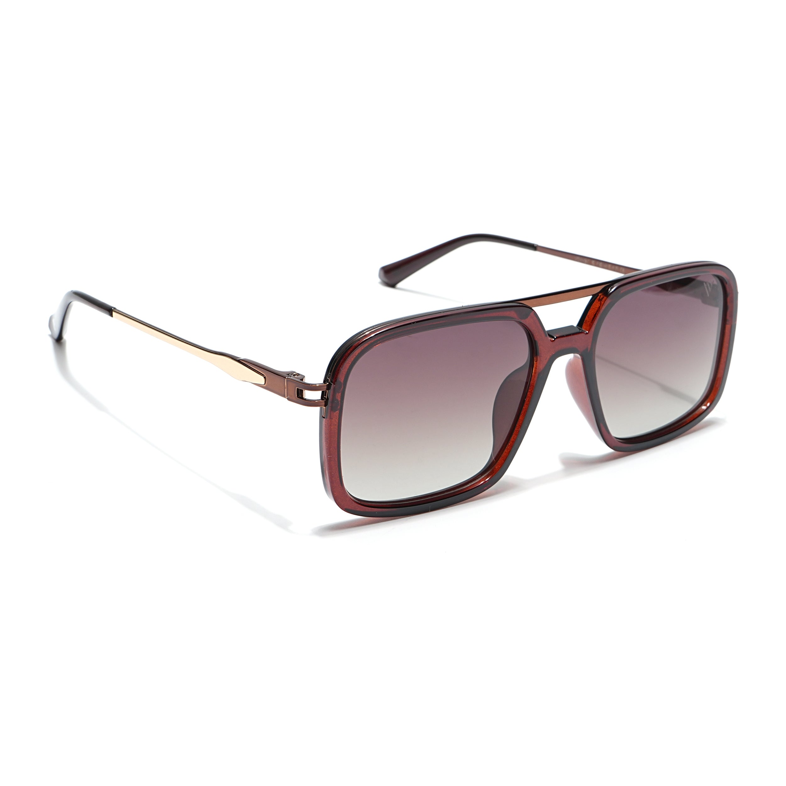 Voyage Select Wayfarer Sunglasses (Brown & Clear Lens | Brown Frame - SLPMG6300)