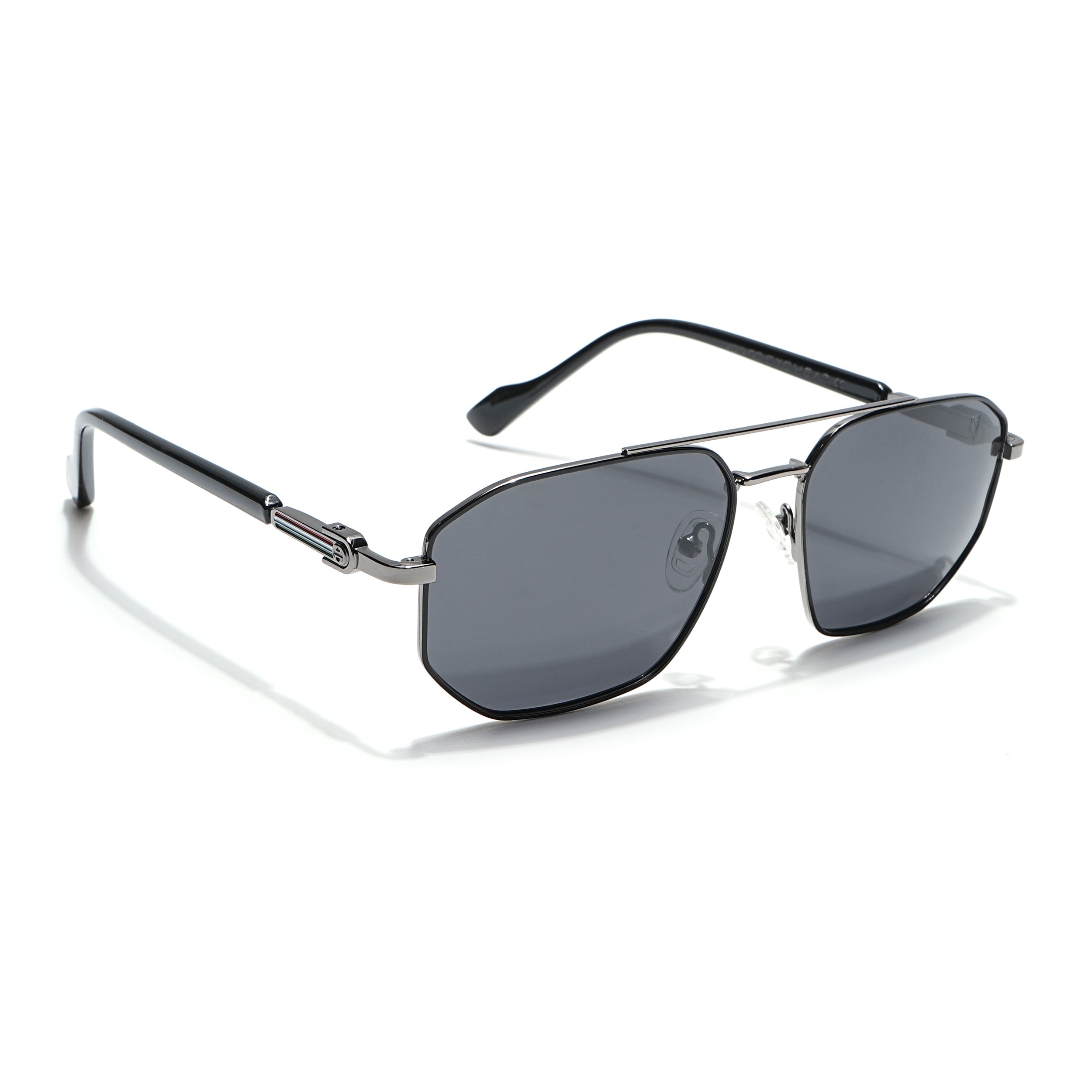 Voyage Select Wayfarer Sunglasses (Black Lens | Black & Grey Frame - SLPMG6311)