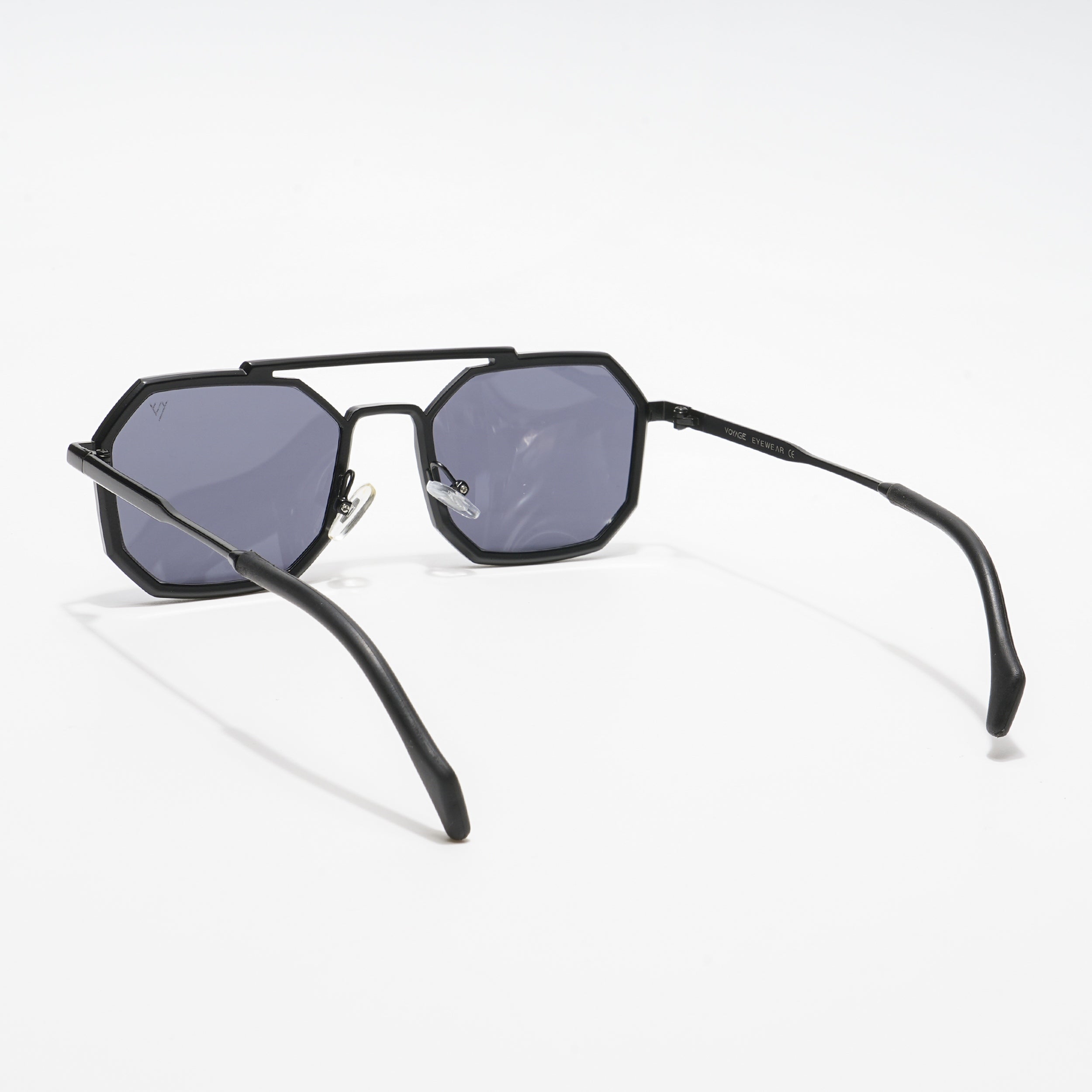 Voyage Retro Square Black Sunglasses MG3620