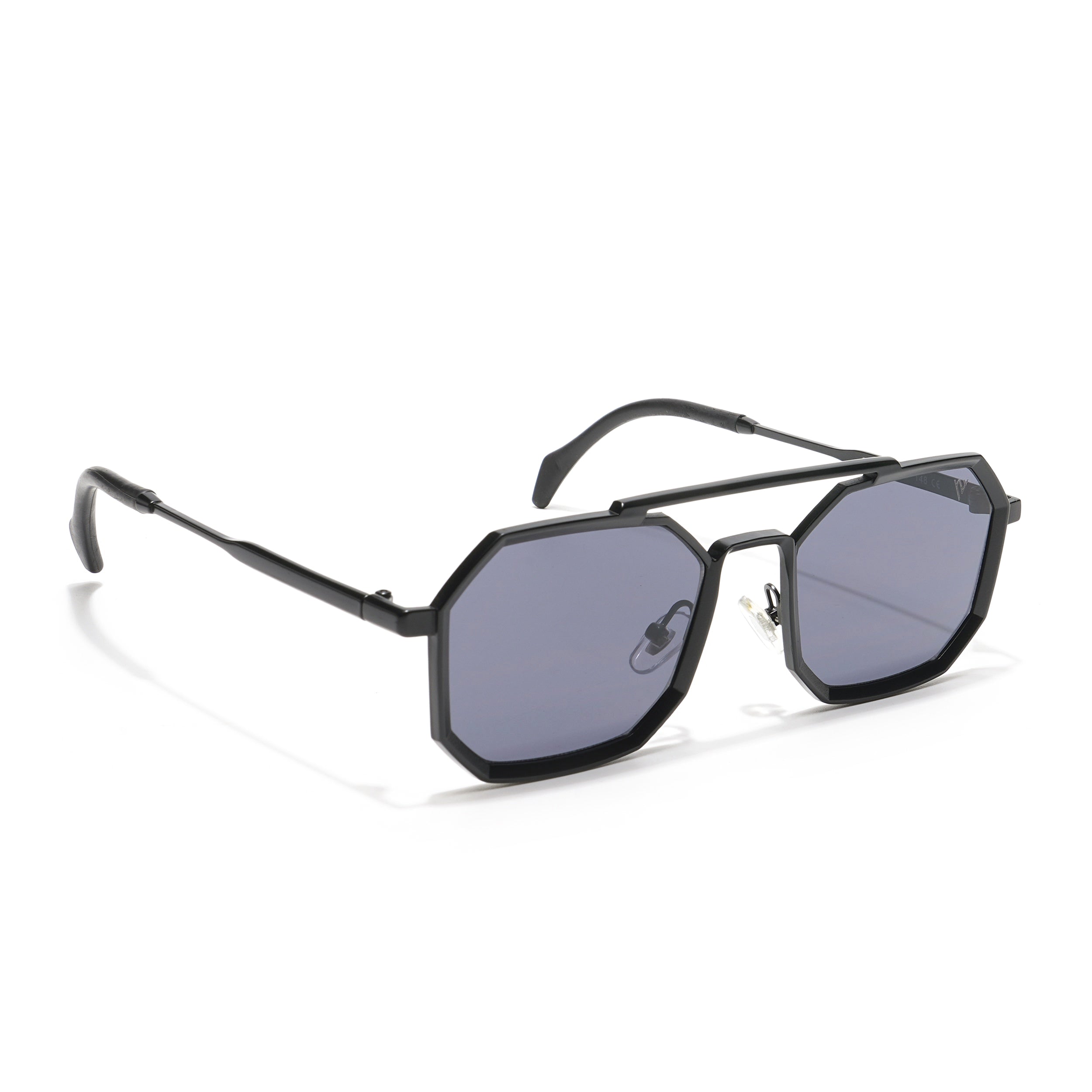 Stratos | Retro Square Black Sunglasses MG3620