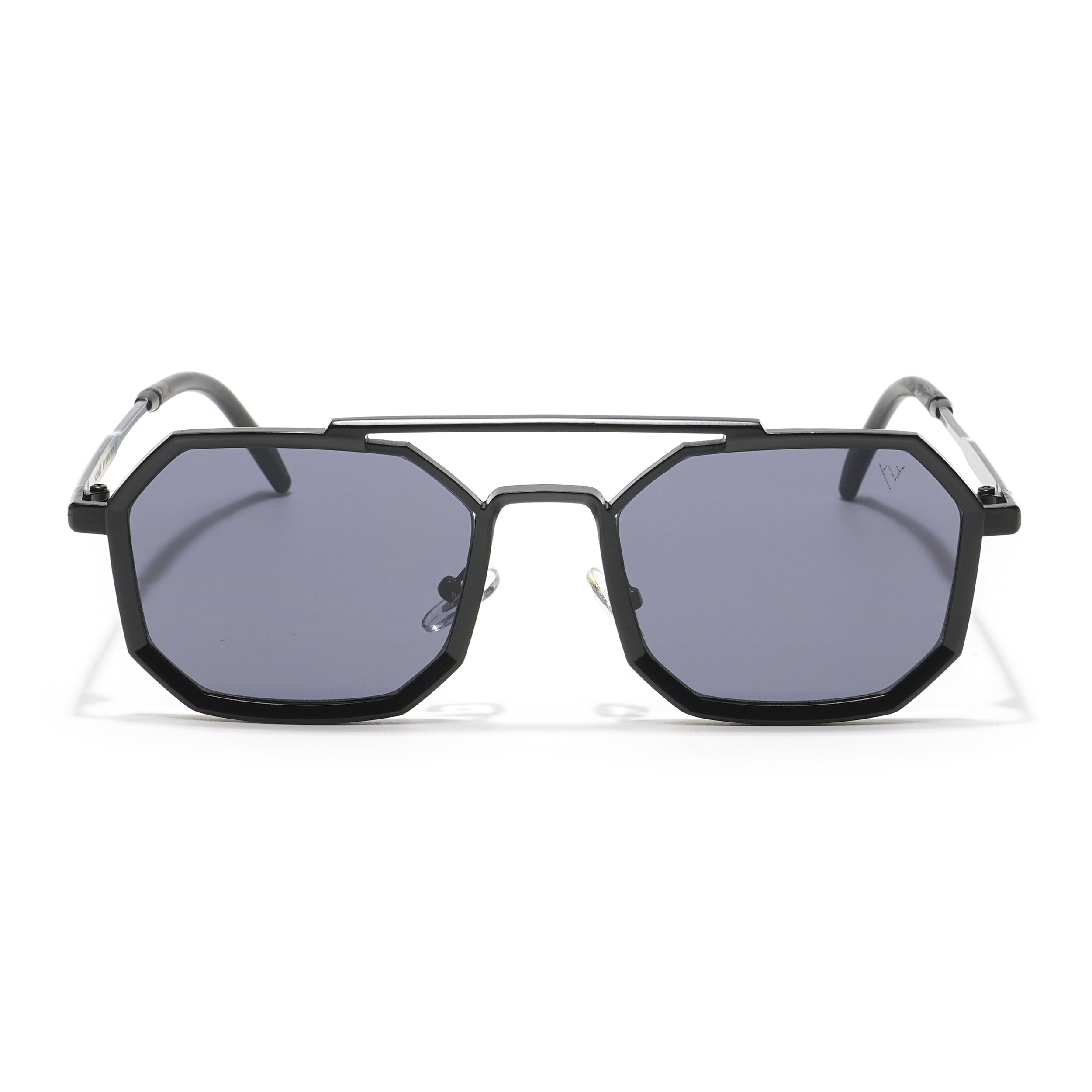 Stratos | Retro Square Black Sunglasses MG3620