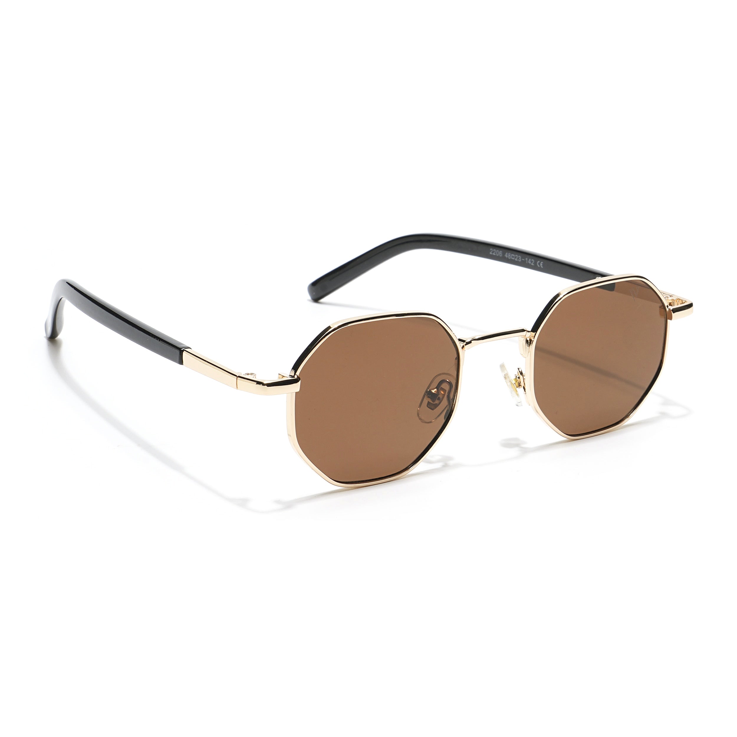 Zeal | Brown Round Sunglasses MG3772