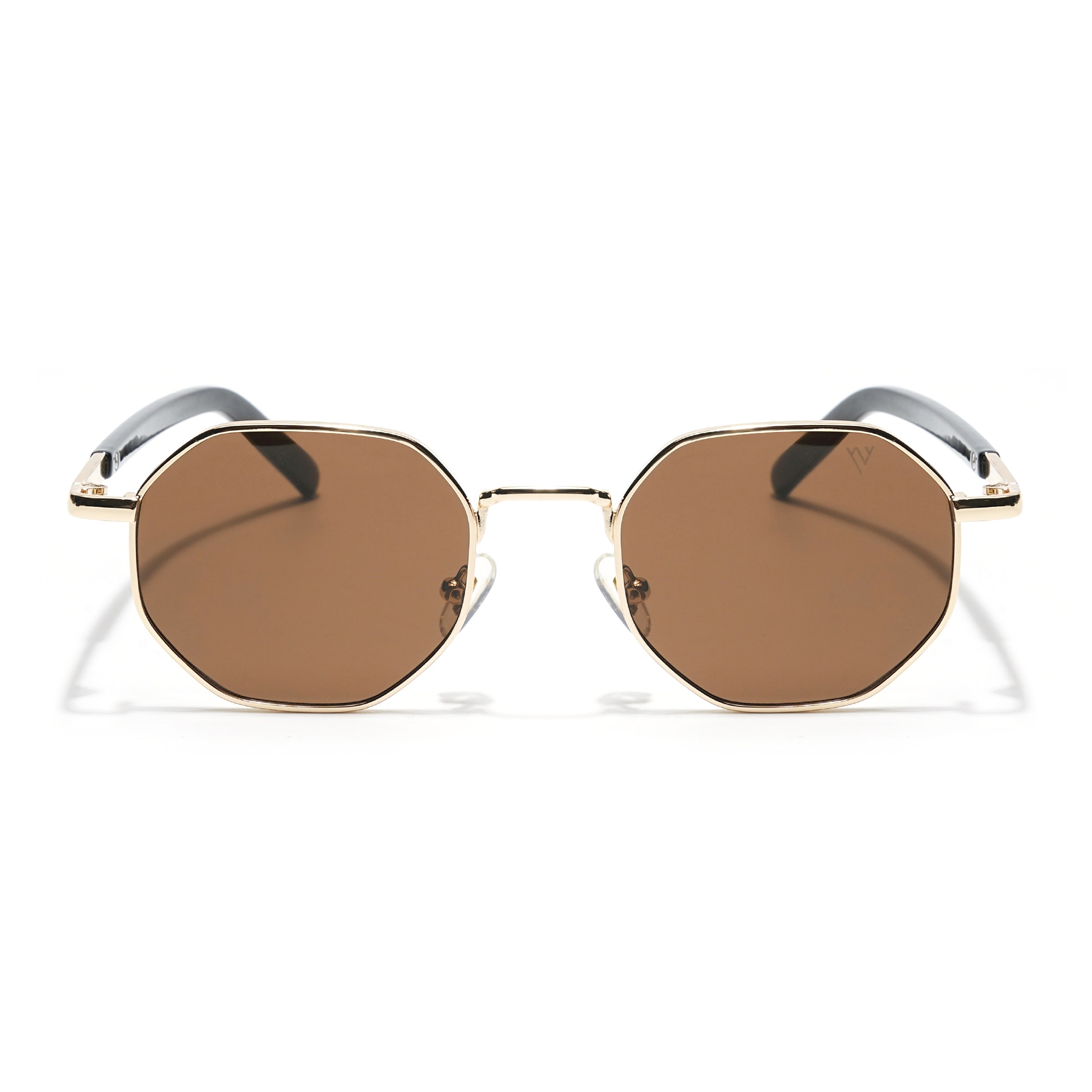 Zeal | Brown Round Sunglasses MG3772