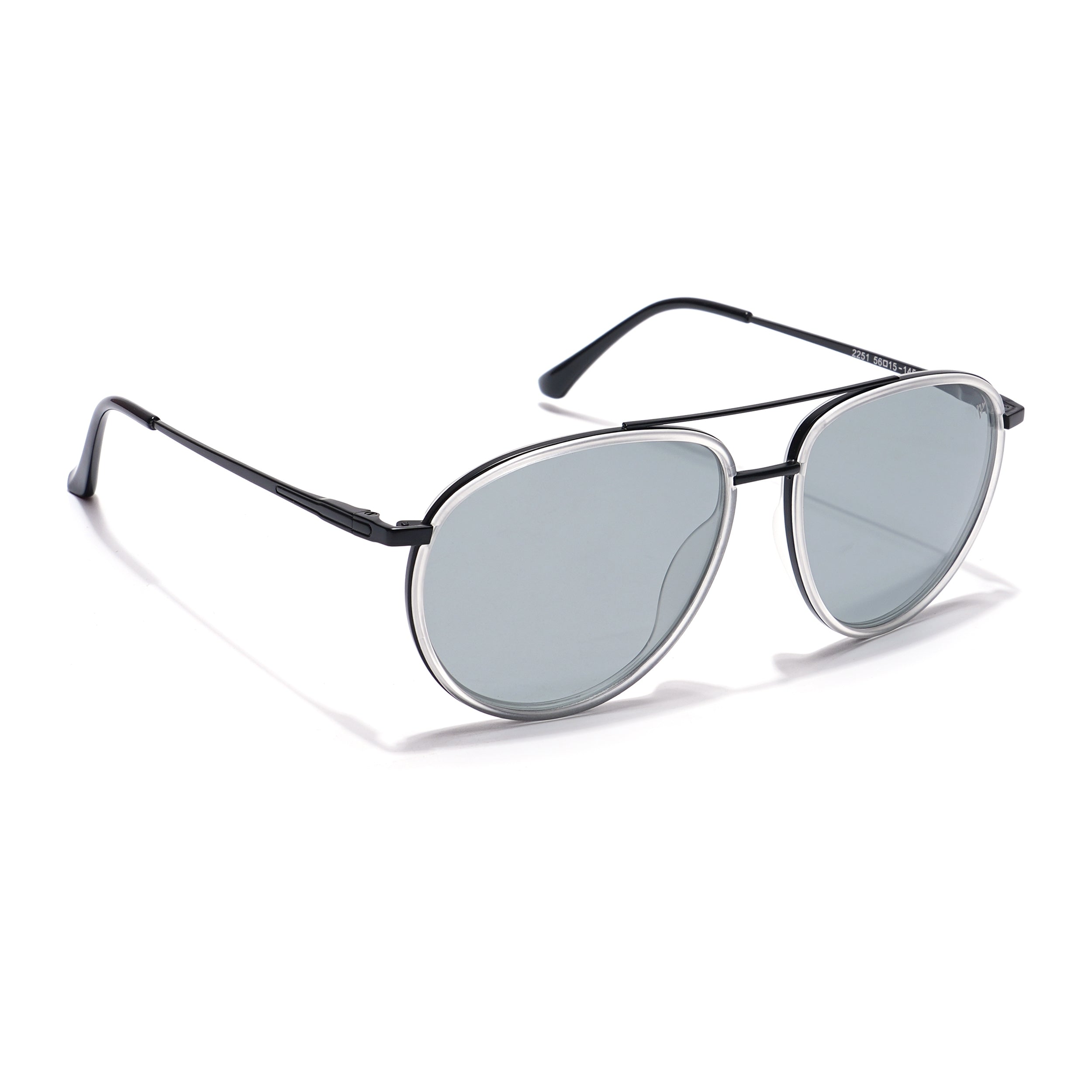 Voyage Select Aviator Sunglasses (Grey Lens | Grey & Black Frame - SLPMG5930)