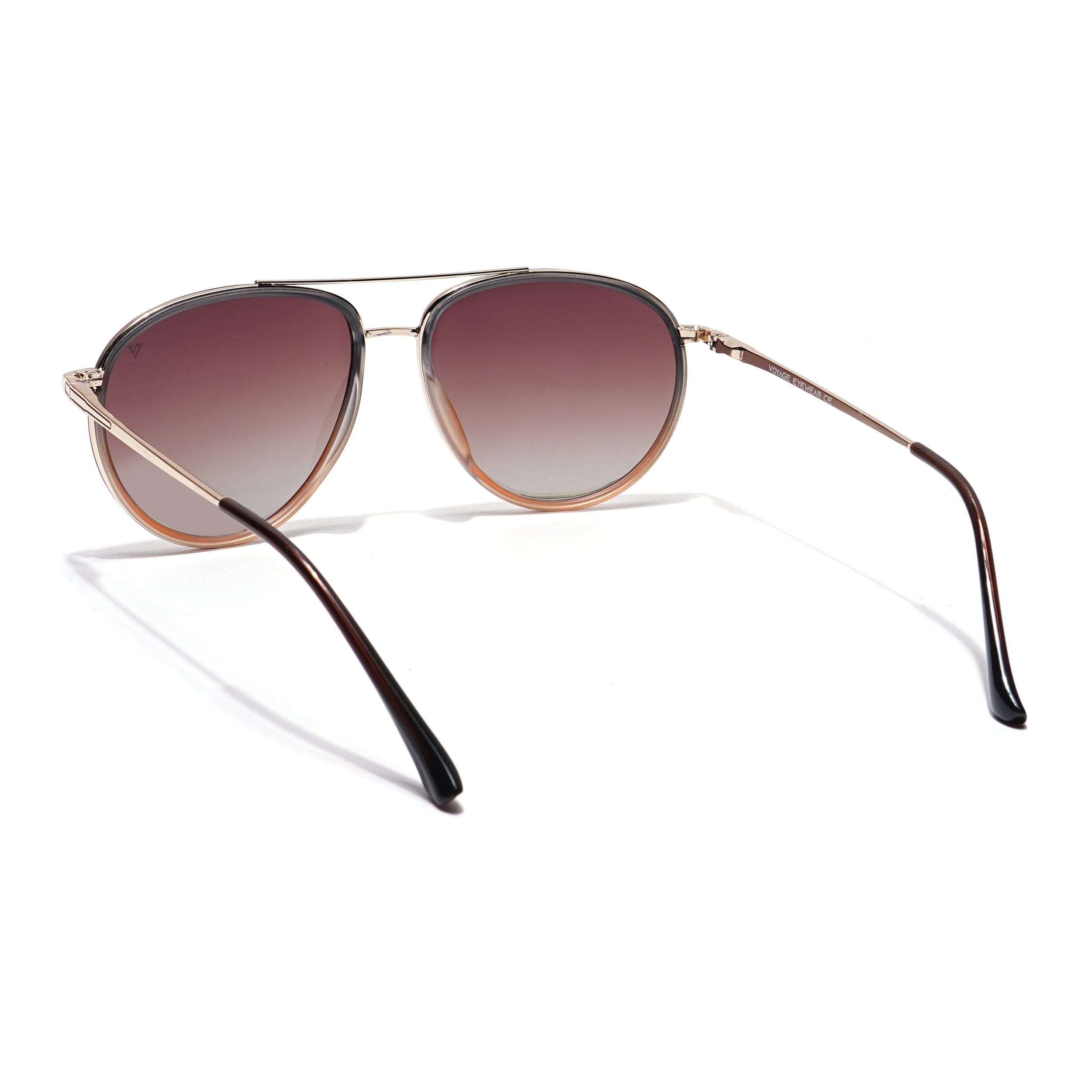 Voyage Select Aviator Sunglasses (Red Lens | Black & Wine Frame - SLPMG5932)