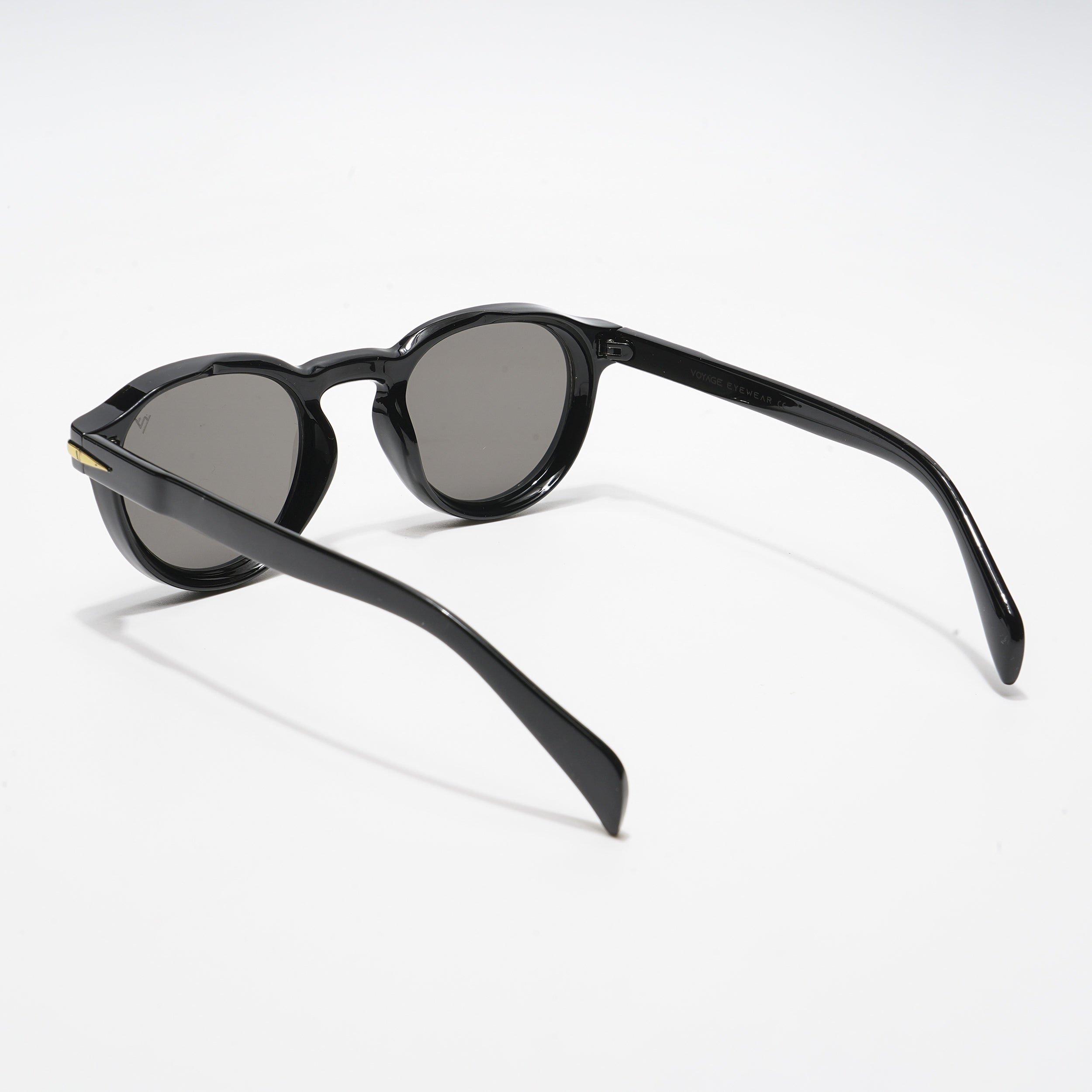 Vellum | Black Round Sunglasses - MG3609