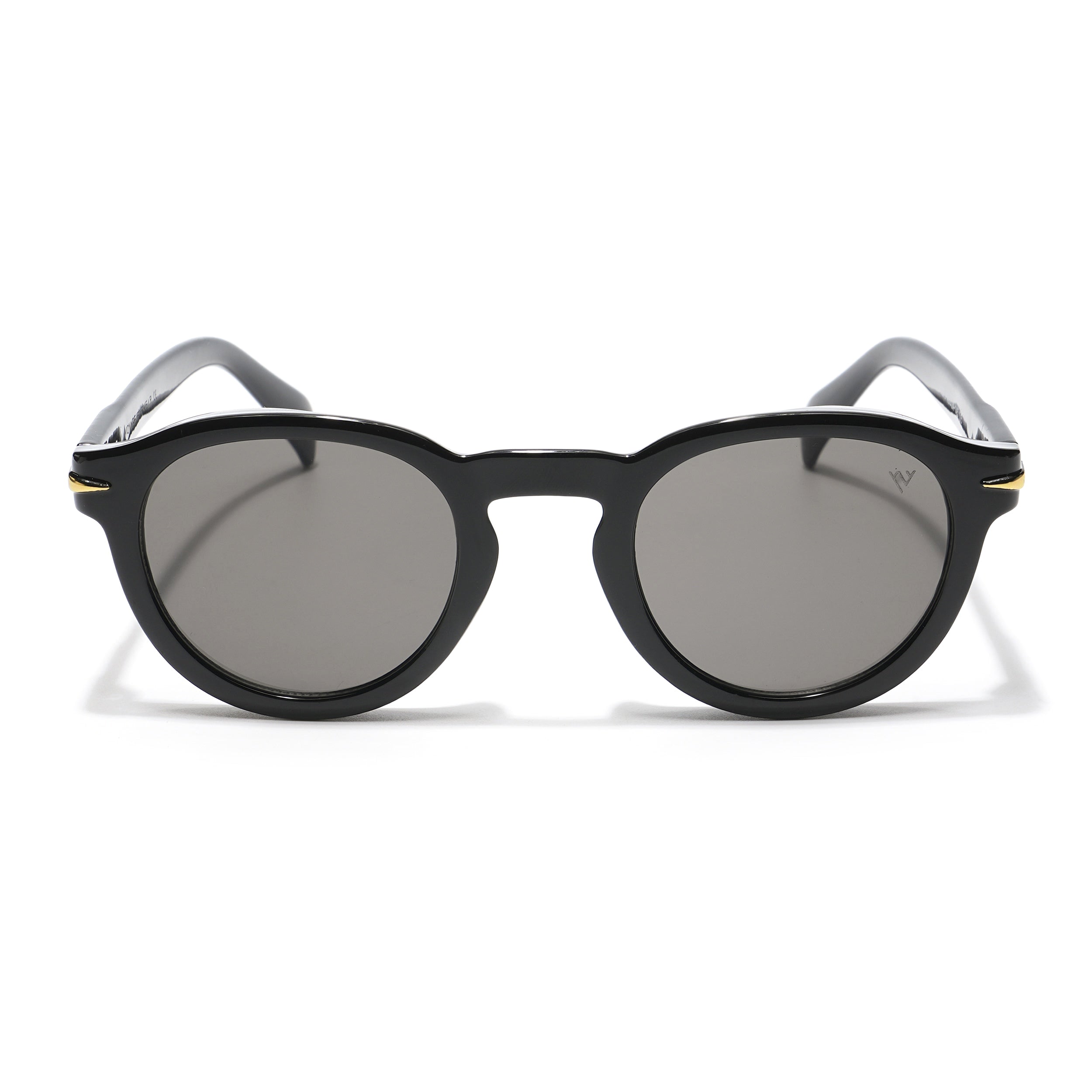 Vellum | Black Round Sunglasses - MG3609