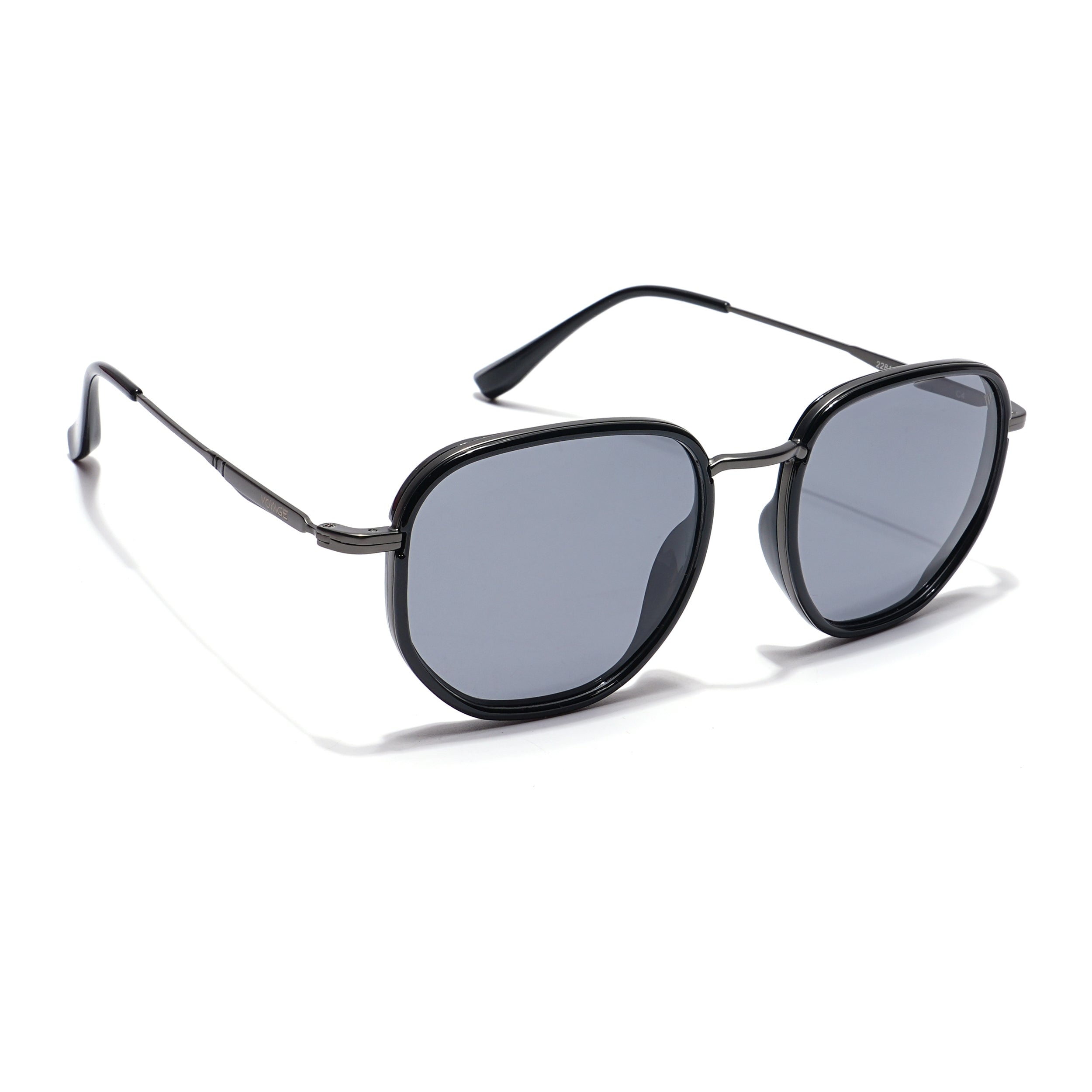 Voyage Select Square Sunglasses (Grey Lens | Black & Grey Frame - SLPMG5938)