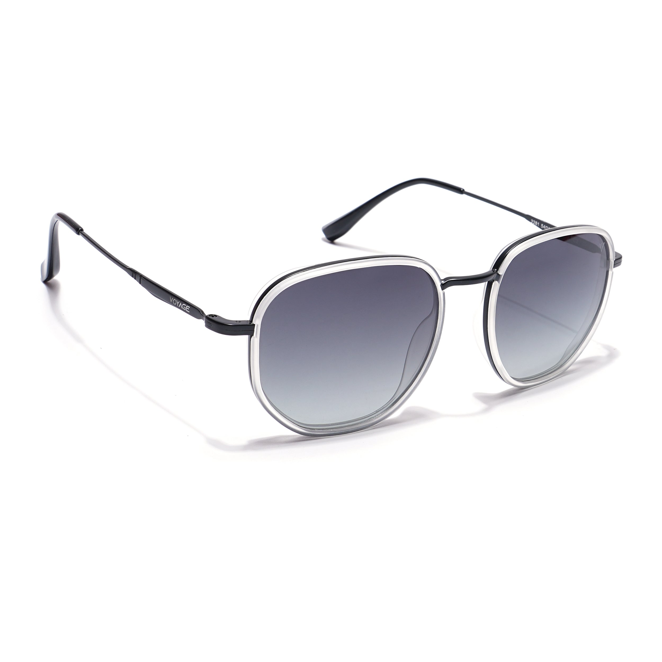 Voyage Select Square Sunglasses (Grey Lens | Grey & Black Frame - SLPMG5990)