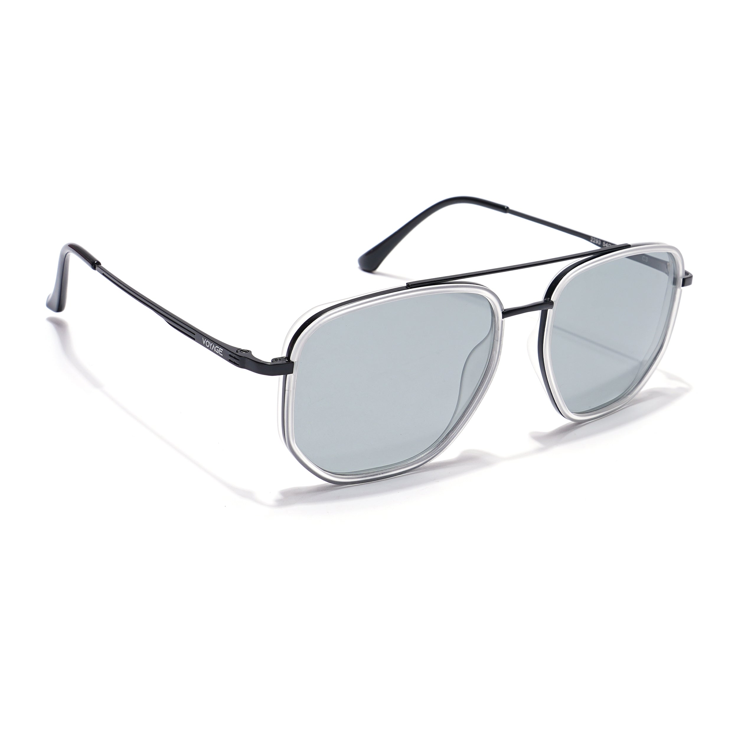 Voyage Select Square Sunglasses (Grey Lens | Grey & Black Frame - SLPMG5966)