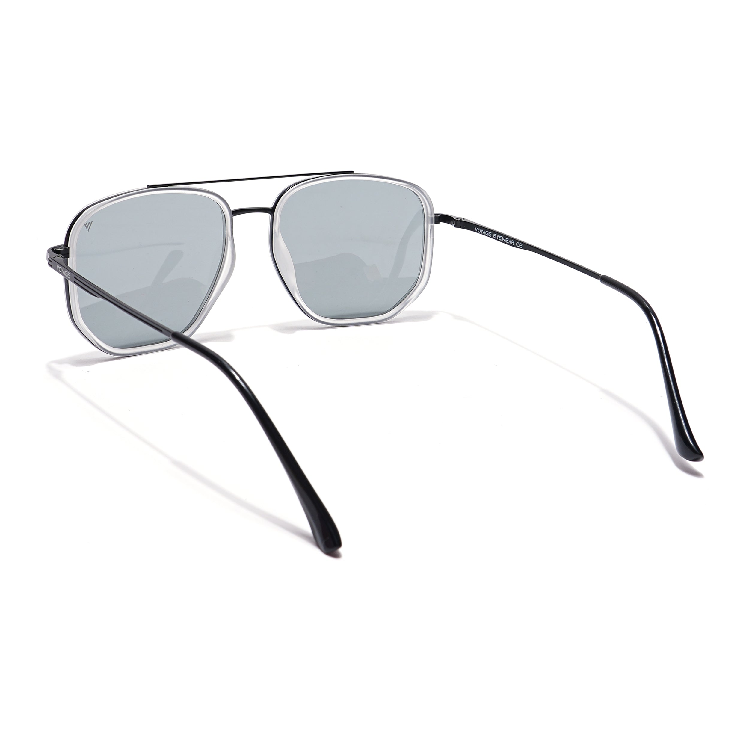 Voyage Select Square Sunglasses (Grey Lens | Grey & Black Frame - SLPMG5966)