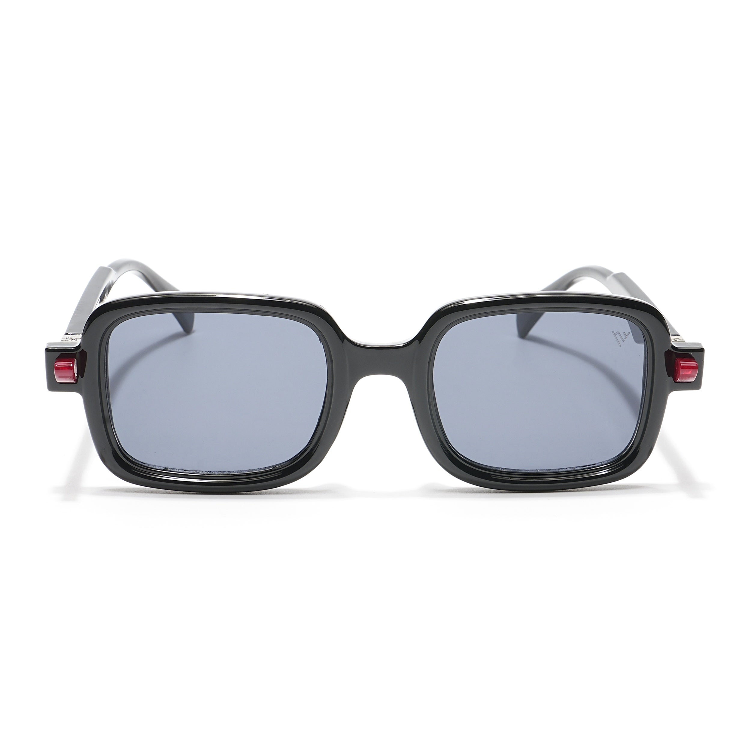 Shine Black Square Sunglasses - MG4885