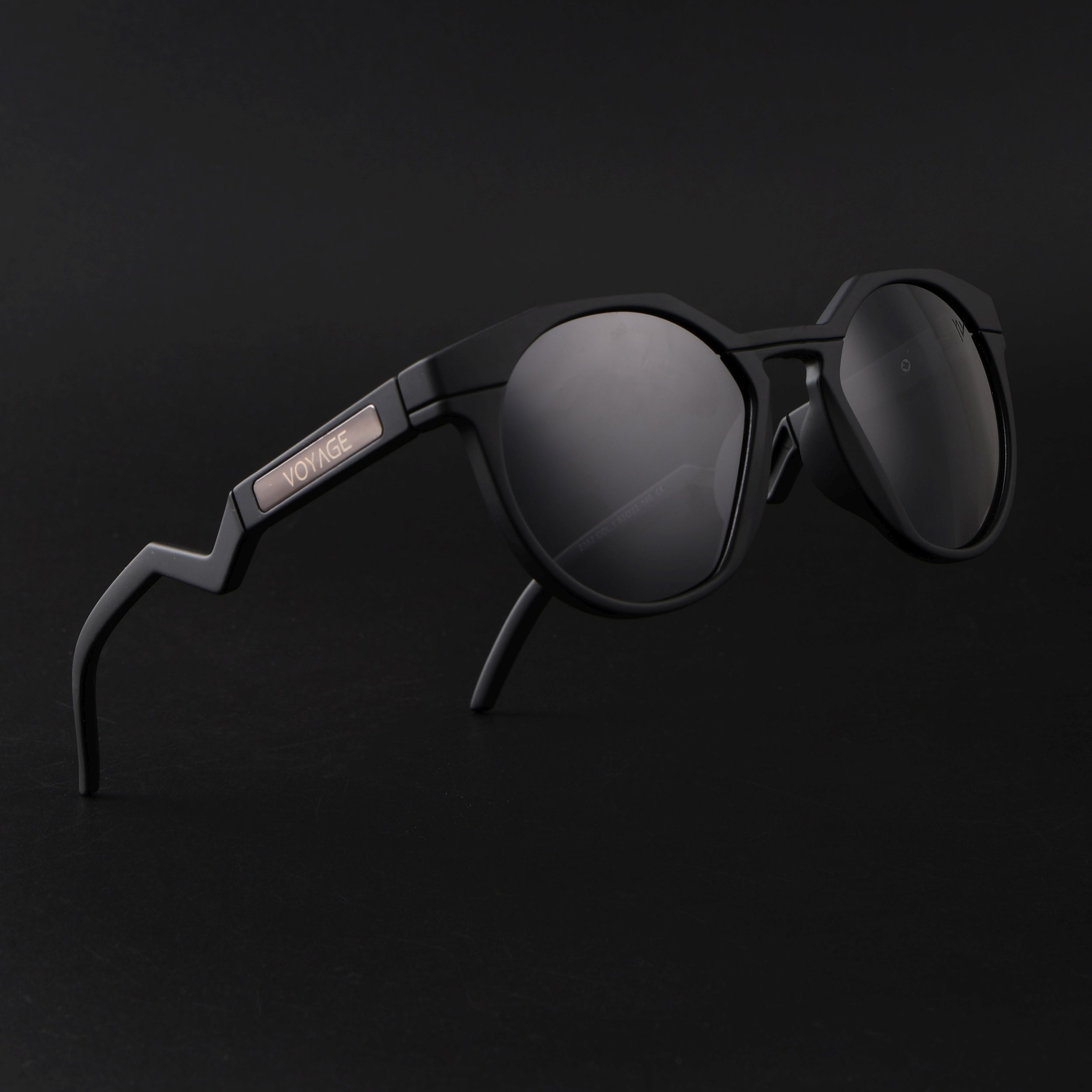 Radar | Black Polarized Sunglasses | Black Lens - PMG6563