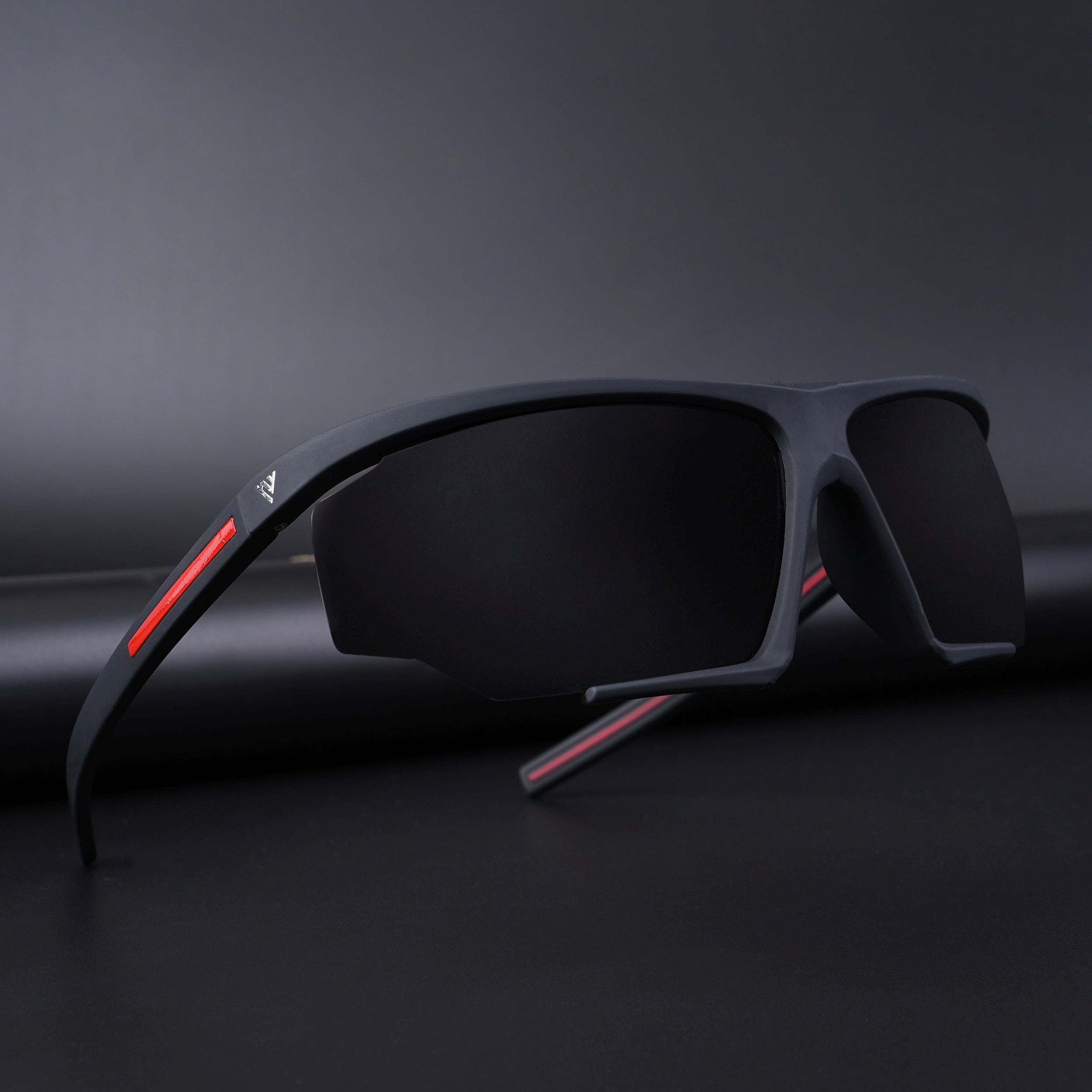 Voyage Drift Sunglasses for Men & Women (Black Lens | Black Frame - MG5511)