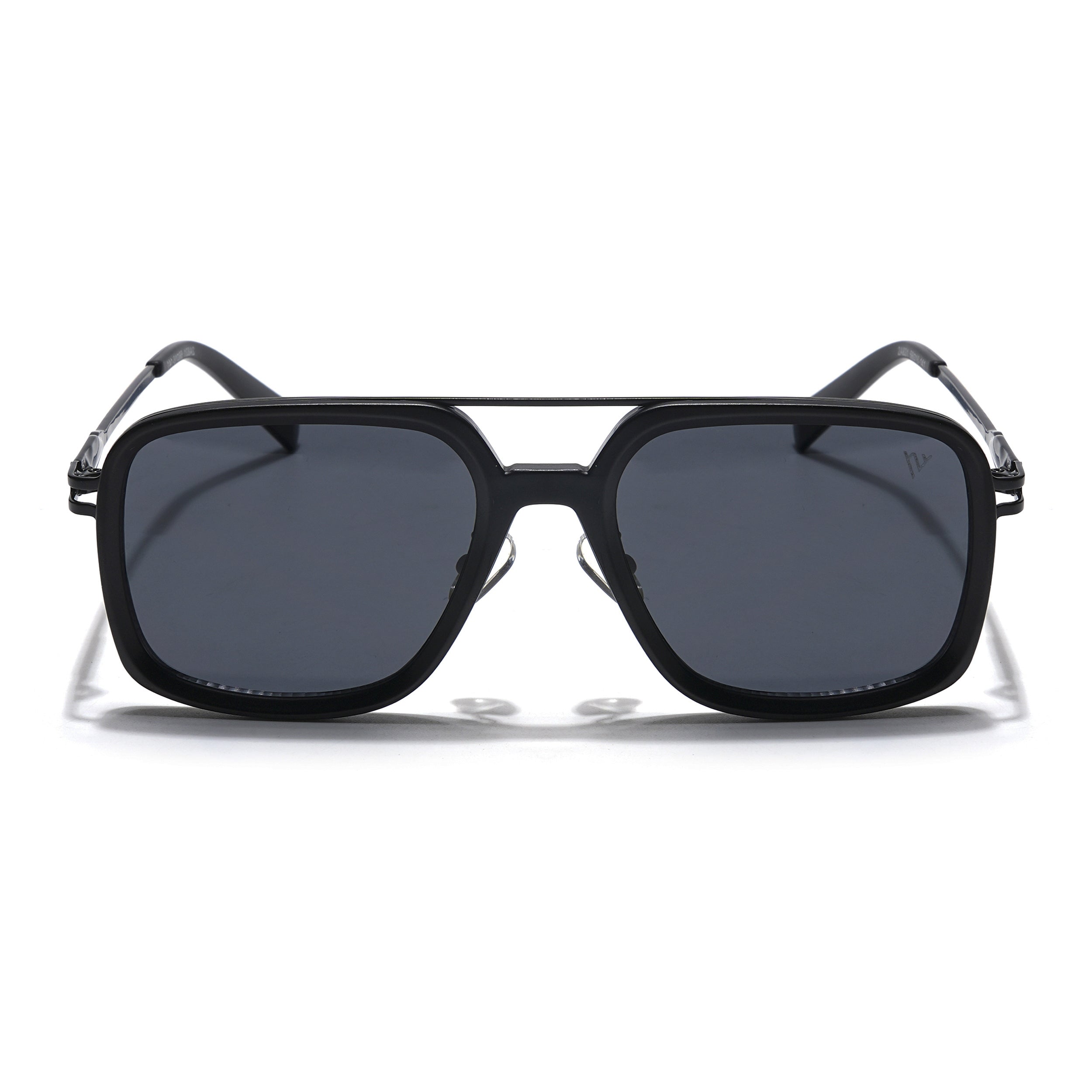 Dusk | Black Wayfarer Sunglasses | Black Lens - MG5859