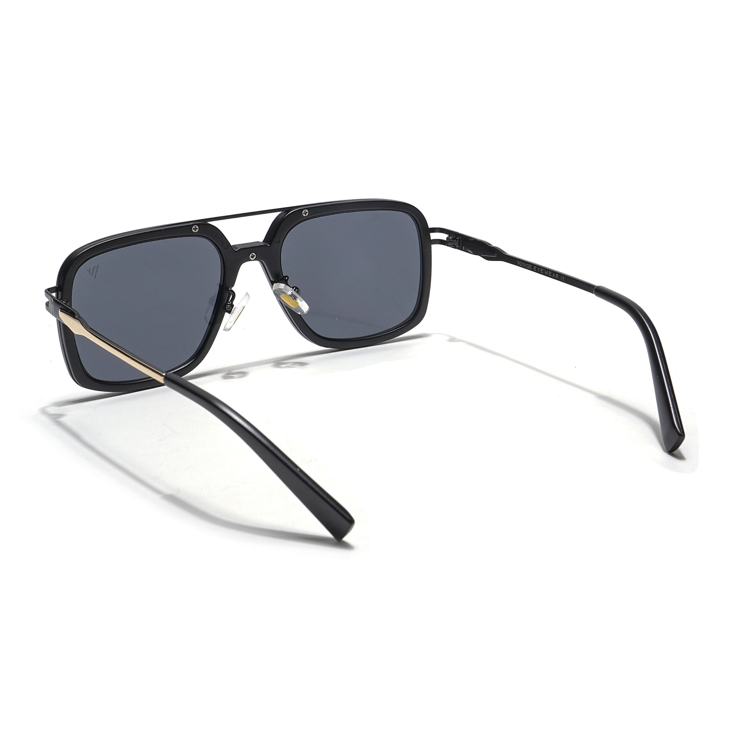 Dusk | Black Wayfarer Sunglasses | Black Lens - MG5859