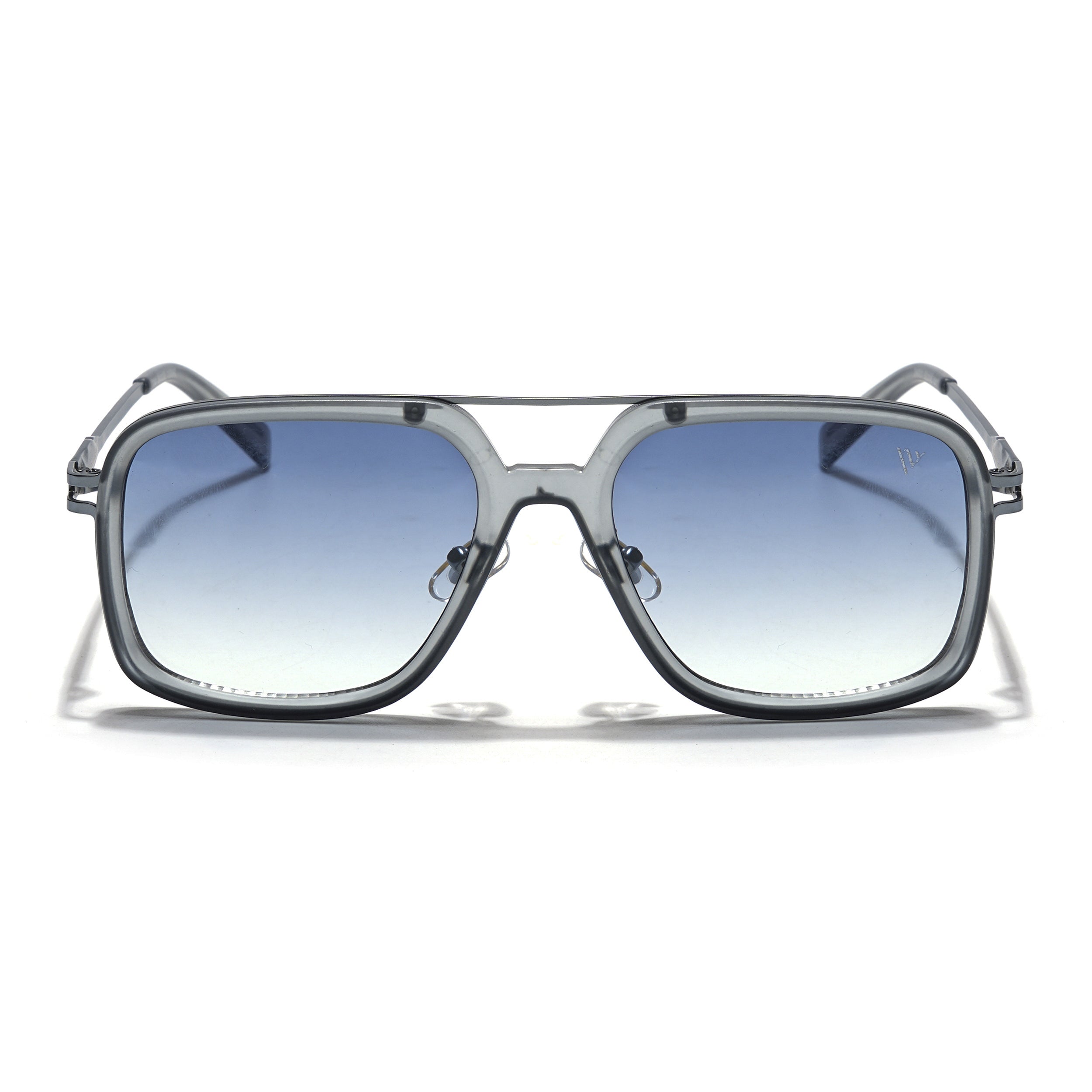 Dusk | Grey Wayfarer Sunglasses | Blue & Clear Lens - MG5860